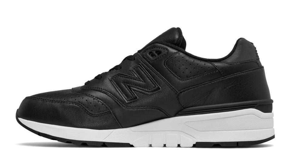 new balance black leather new balance black leather