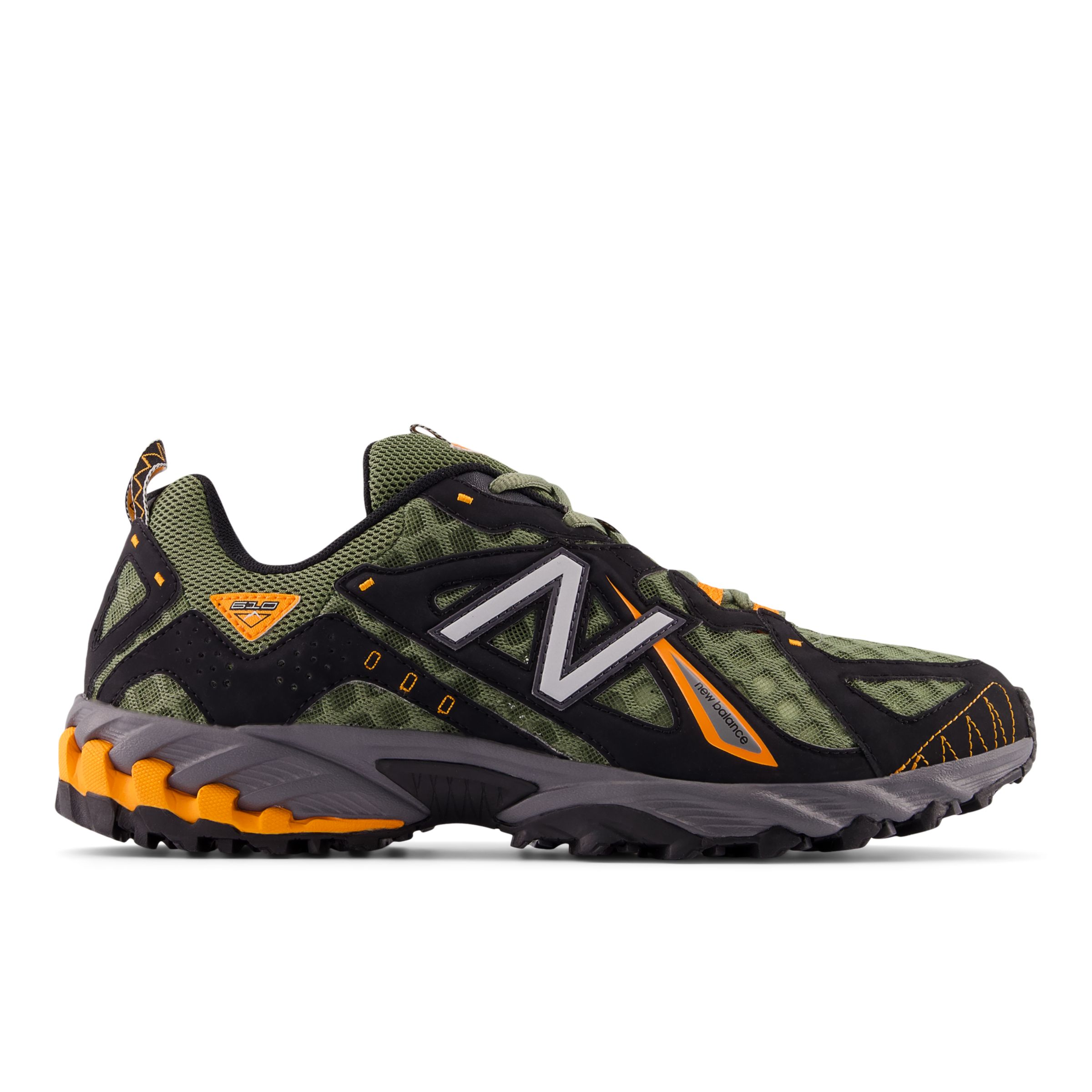 New Balance Men's 610v1 in Green/Black/Yellow Synthetic, size 8.5