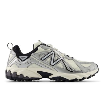 New Balance 610v1, Silver Metallic with Angora with Black, ML610TAV