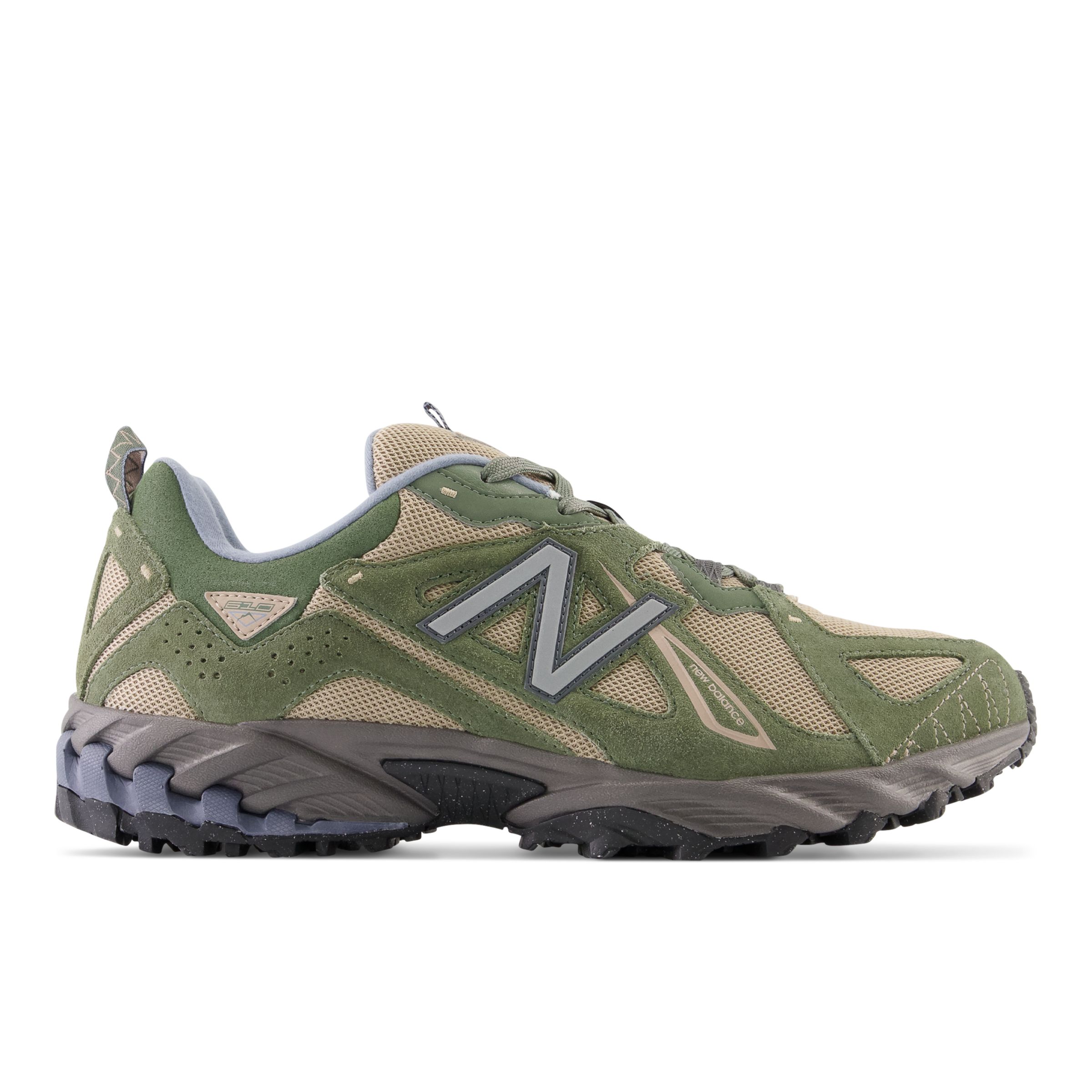 

New Balance Unisexe 610v1 en Vert/Marron/Gris, Suede/Mesh, Taille 41.5 Large