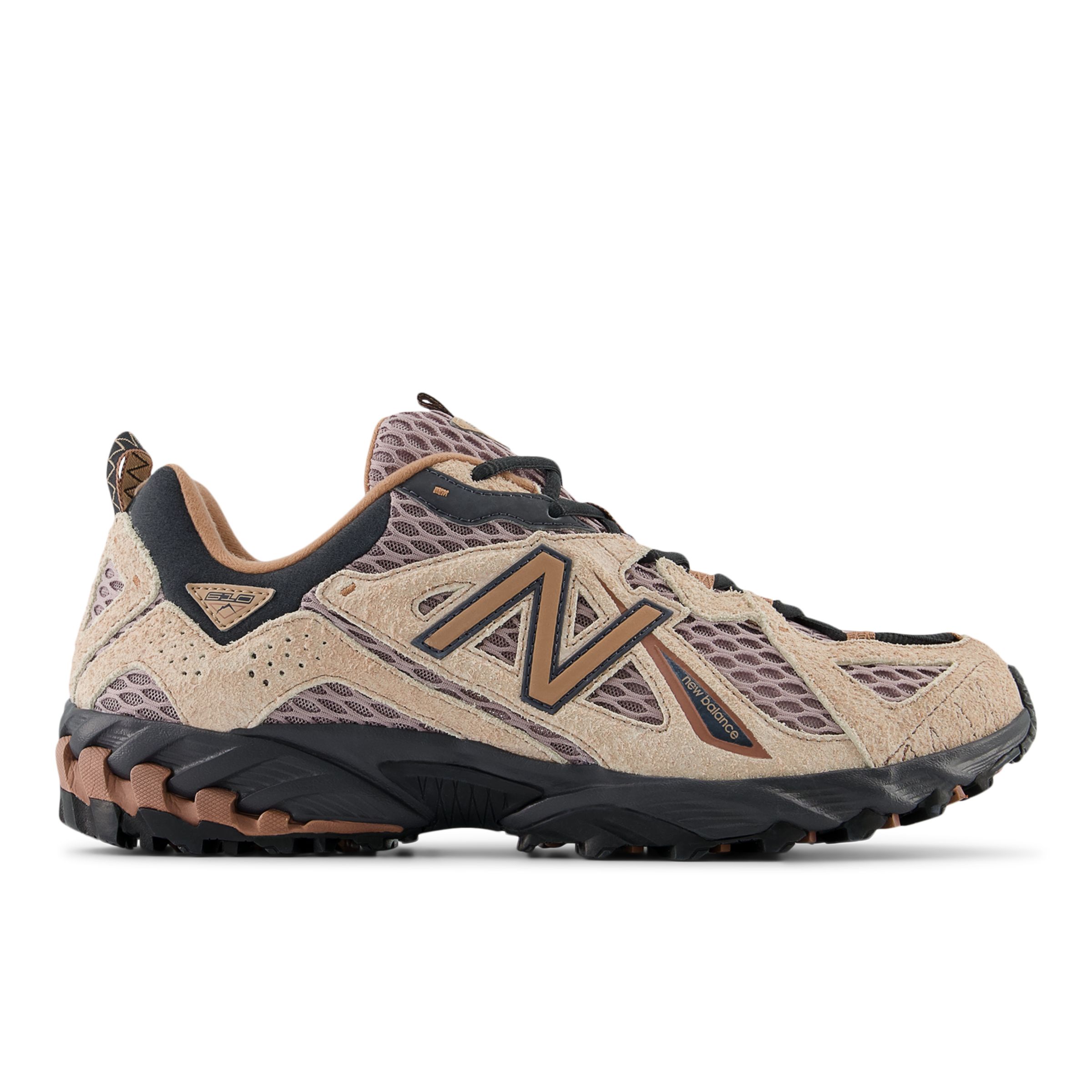 New Balance Men's 610v1 in Brown/Purple Suede/Mesh, size 8.5