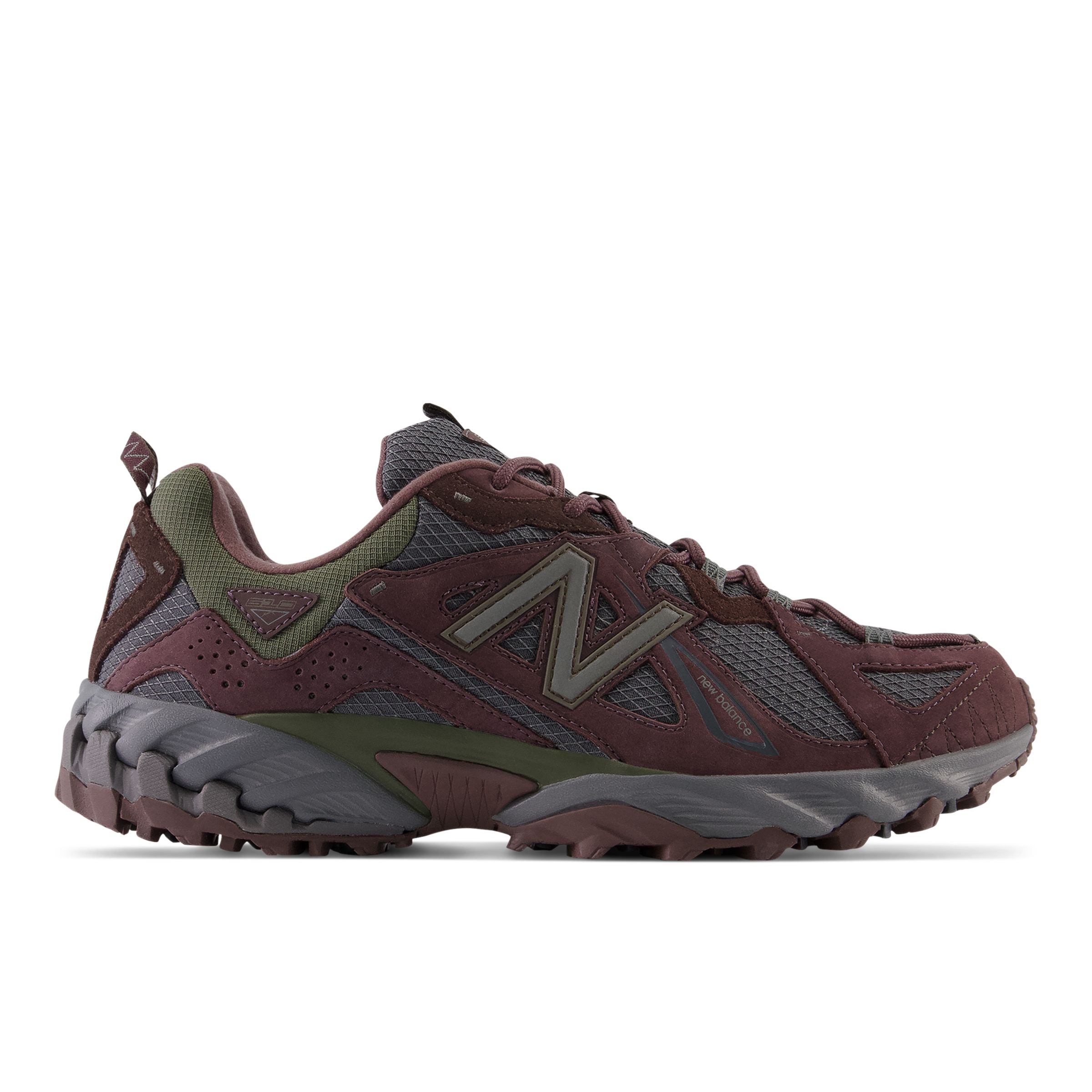 

New Balance Homme 610v1 en Rouge/Gris/Marron, Leather, Taille 43 Large