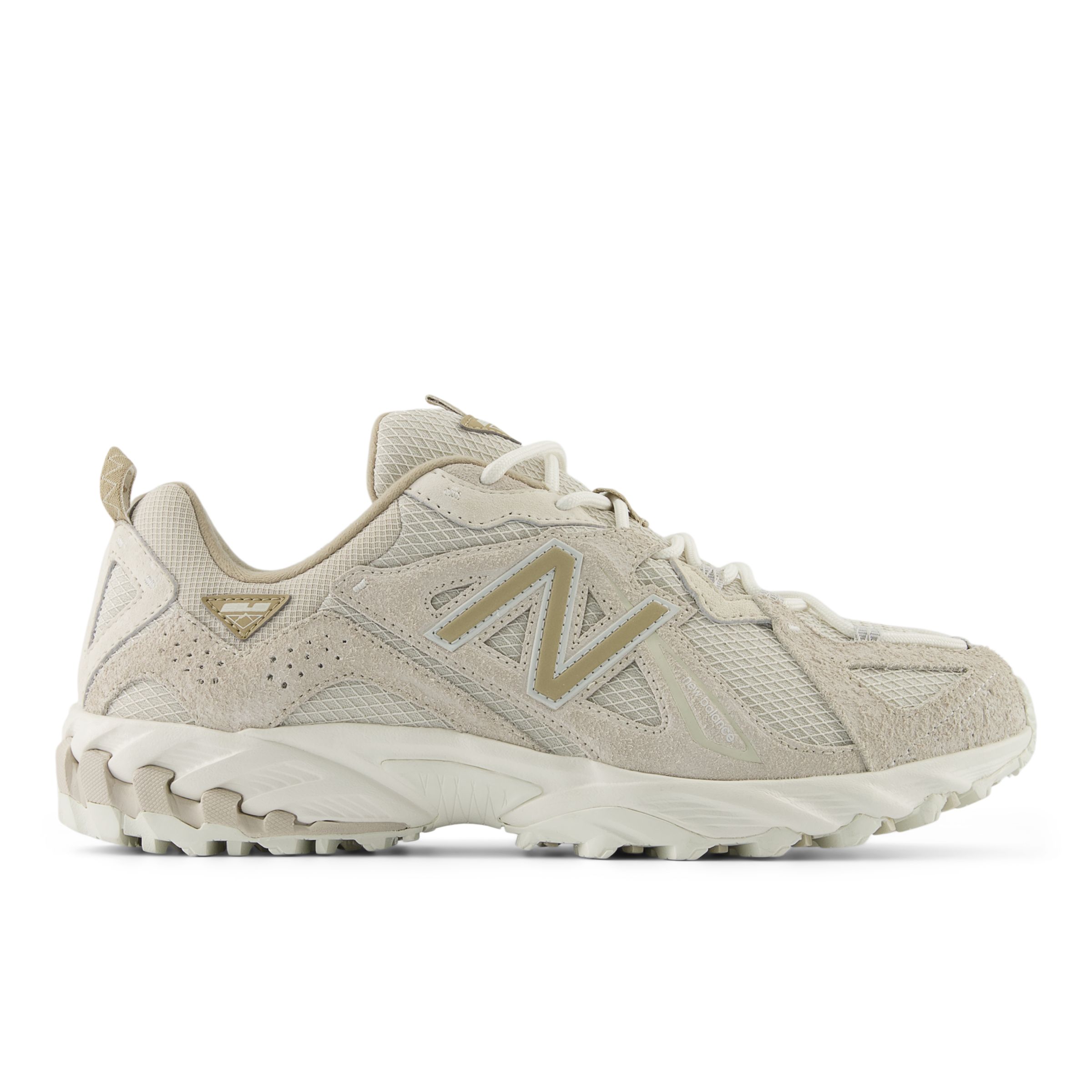 New Balance Men's 610v1 in Beige/Brown Suede/Mesh, size 7