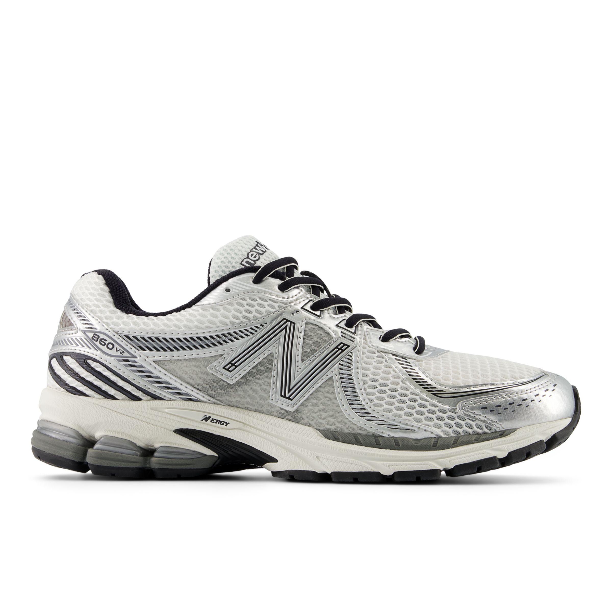 

New Balance Unisex 860v2 White/Grey - White/Grey