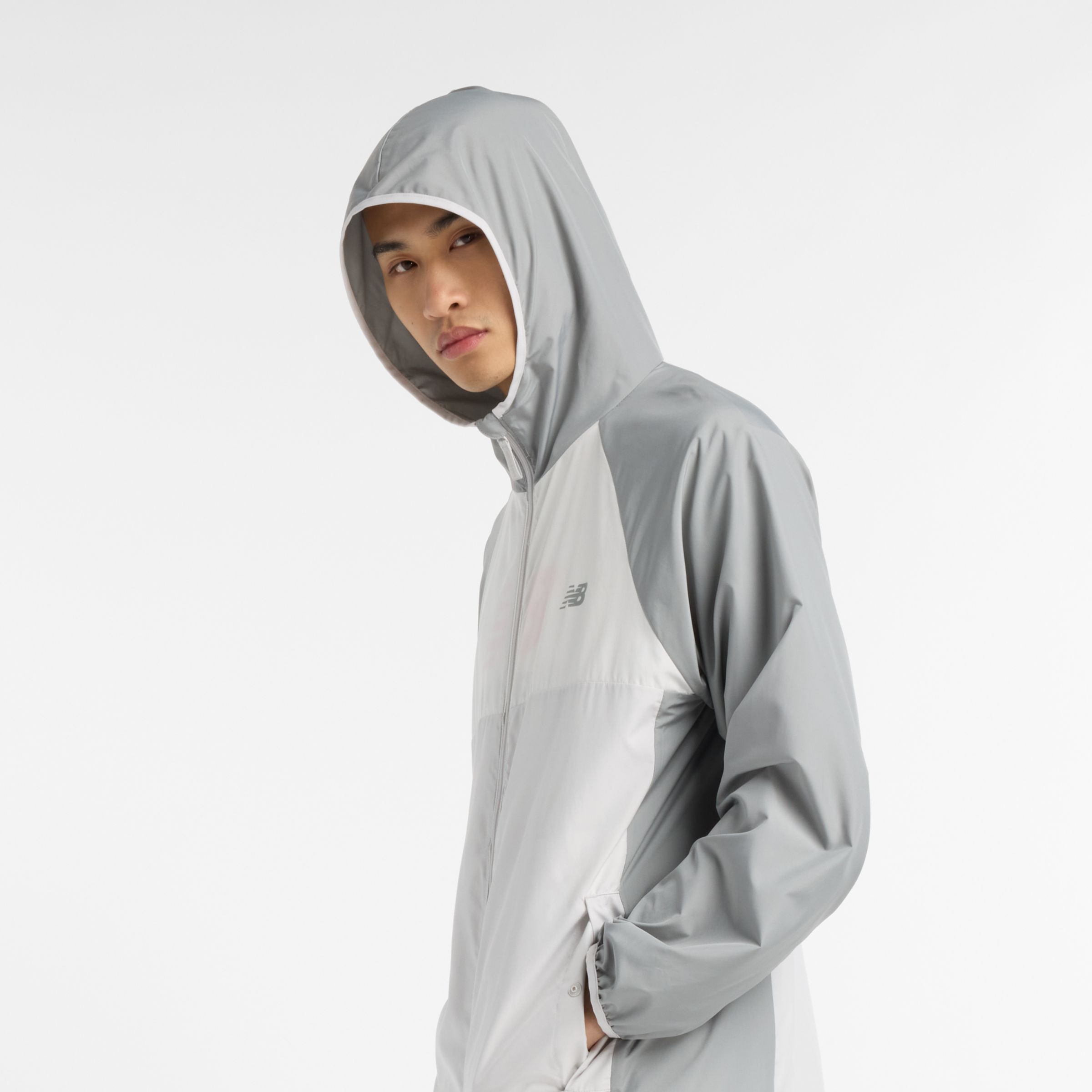 NEW BALANCE MEN'S ATHLETICS PACKABLE JACKET 