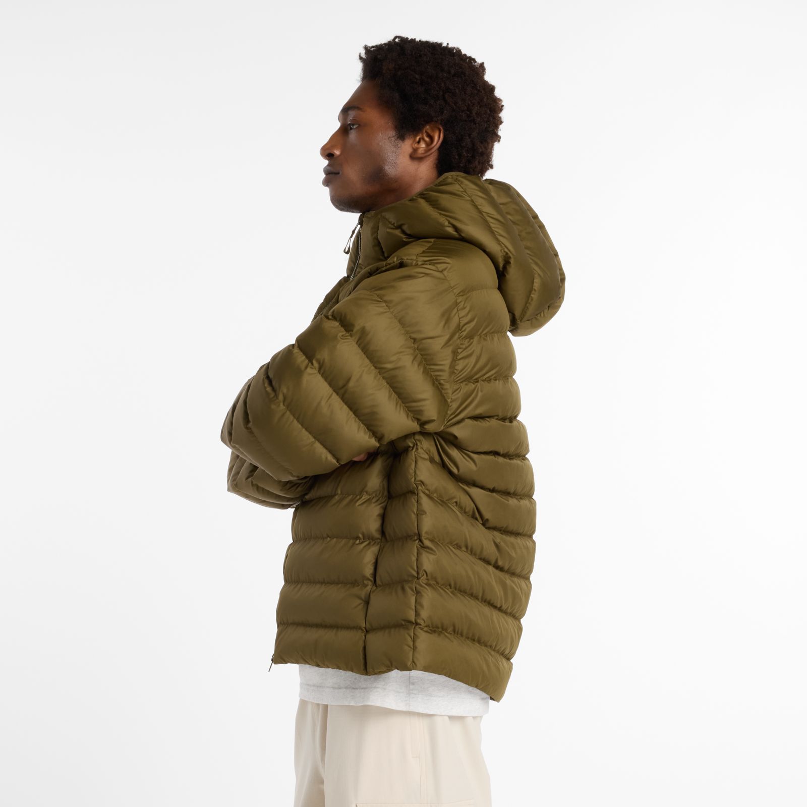 Мужские куртки New Balance Sport Essentials Hooded Puffer Jacket — фото 4