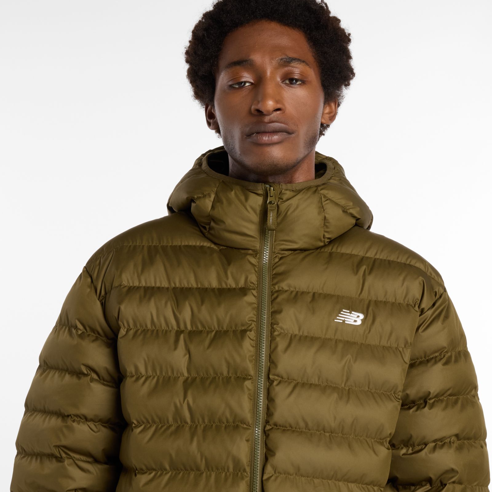 Мужские куртки New Balance Sport Essentials Hooded Puffer Jacket — фото 3