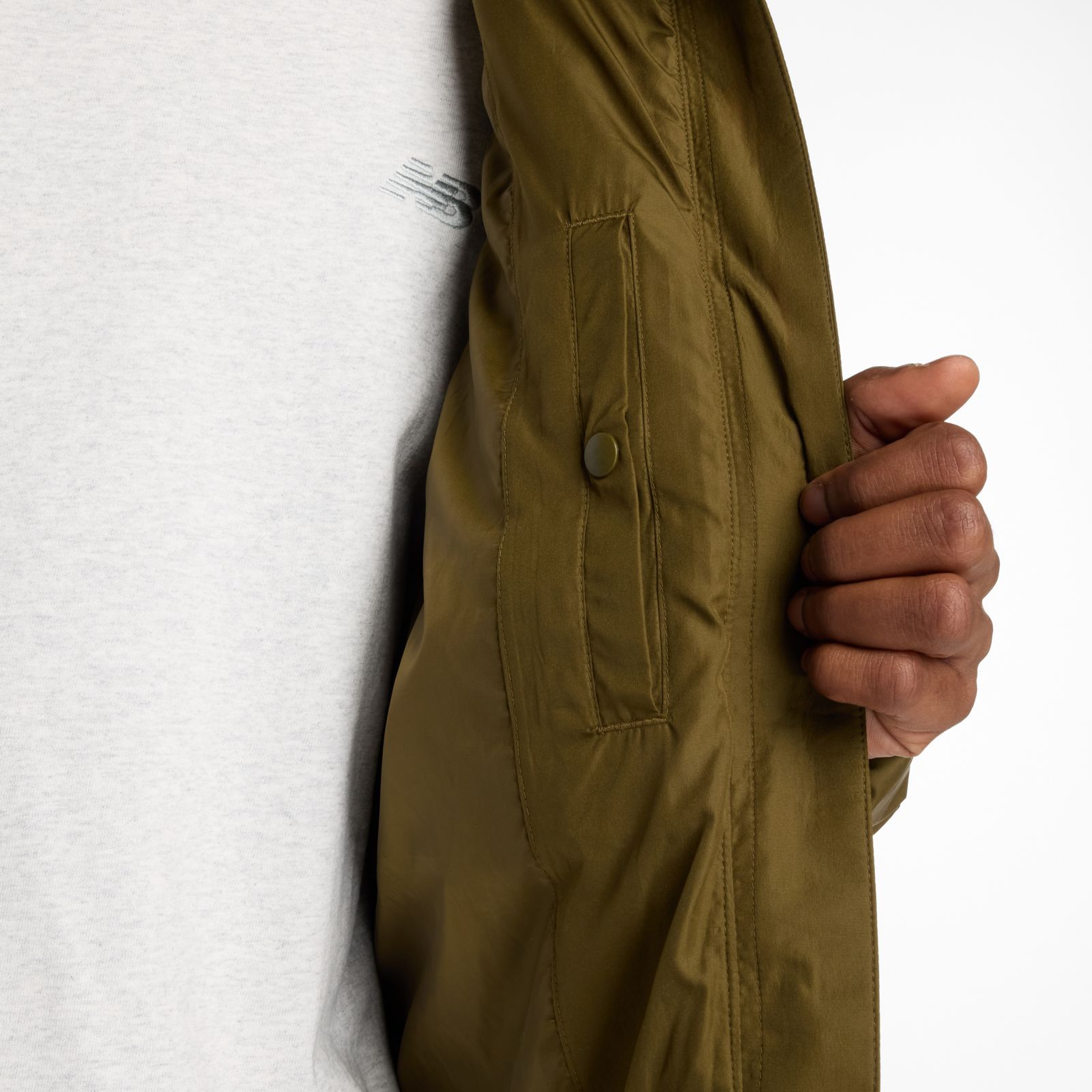 Мужские куртки New Balance Sport Essentials Hooded Puffer Jacket — фото 6