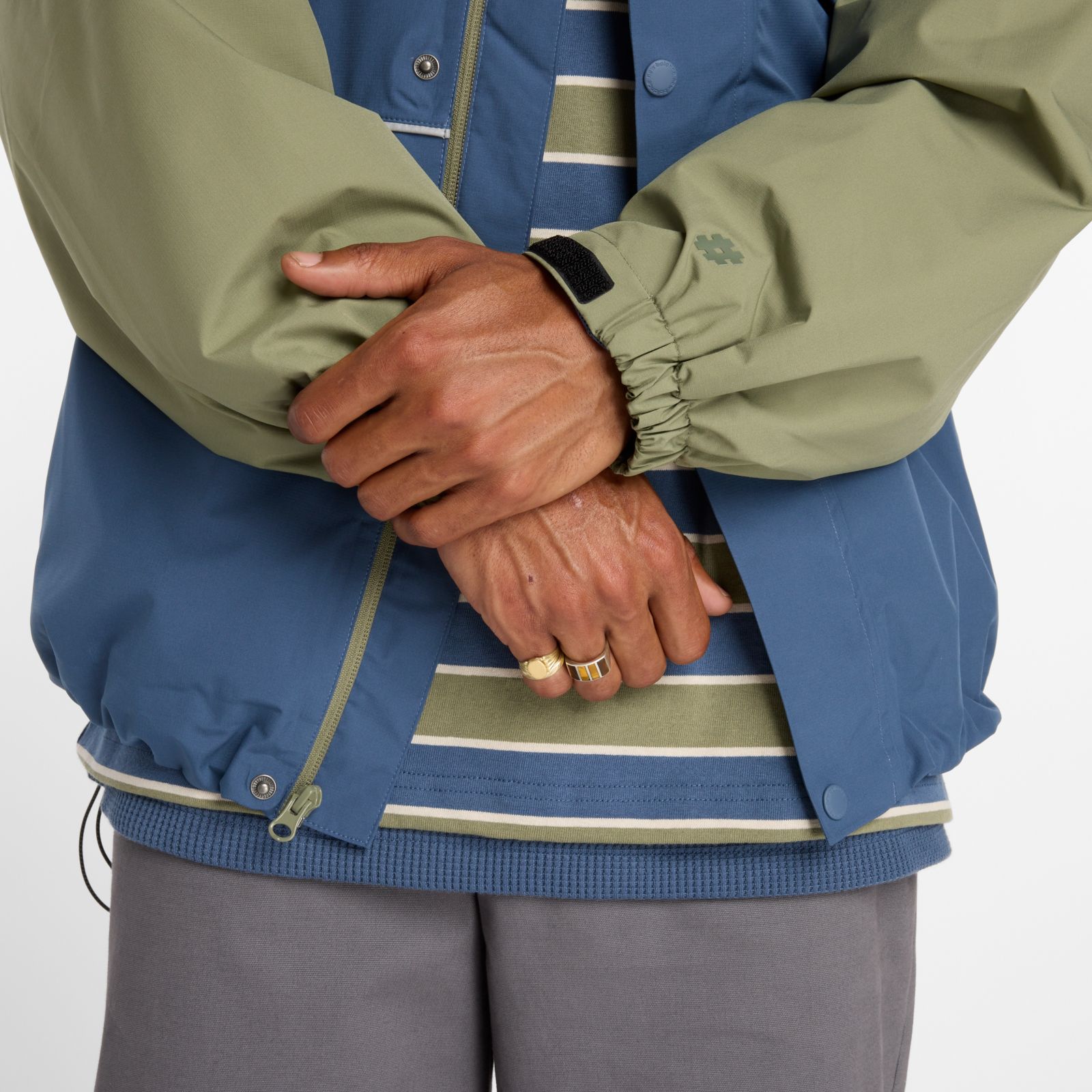 Мужские куртки New Balance Numeric Waterproof Jacket — фото 8