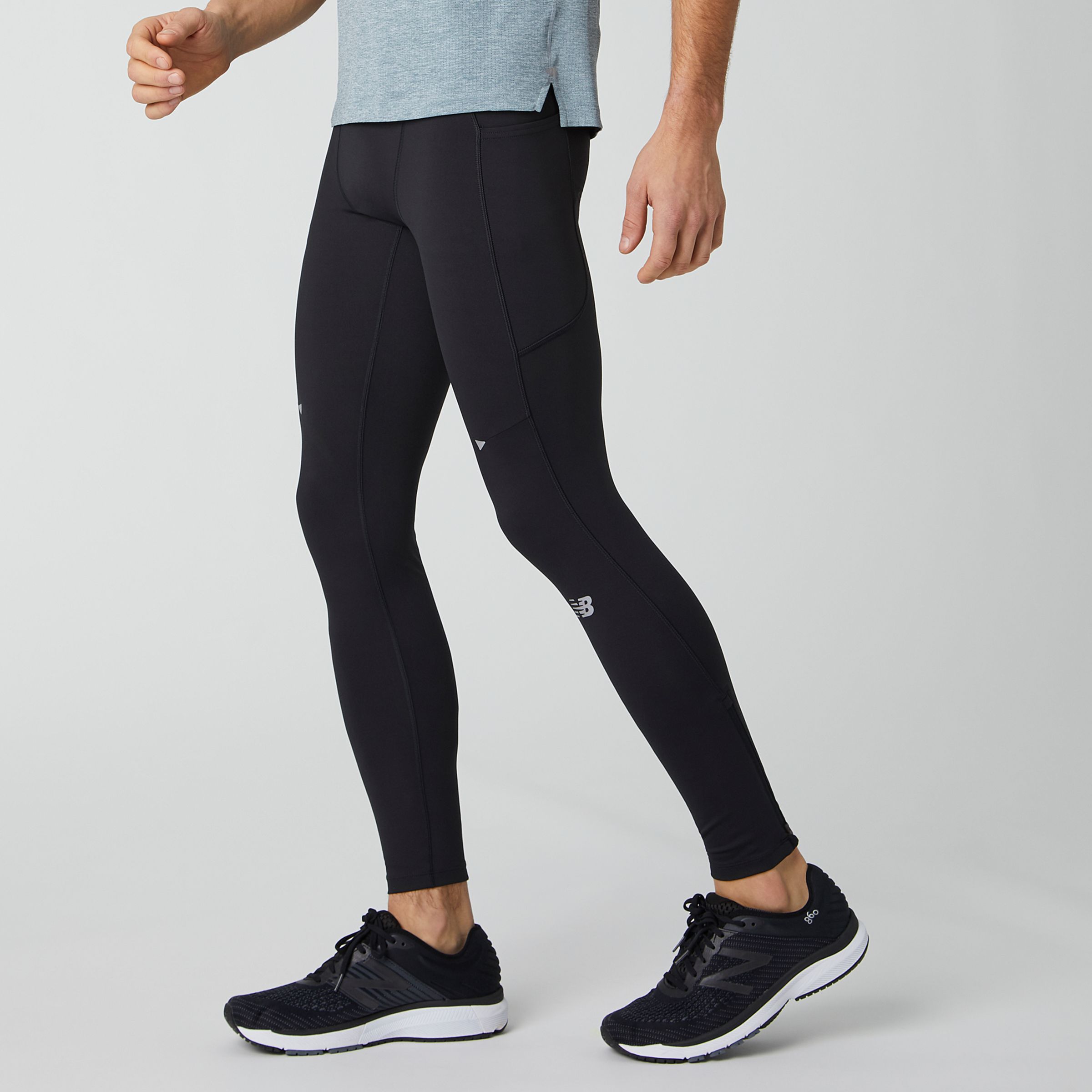 new balance running tights mens