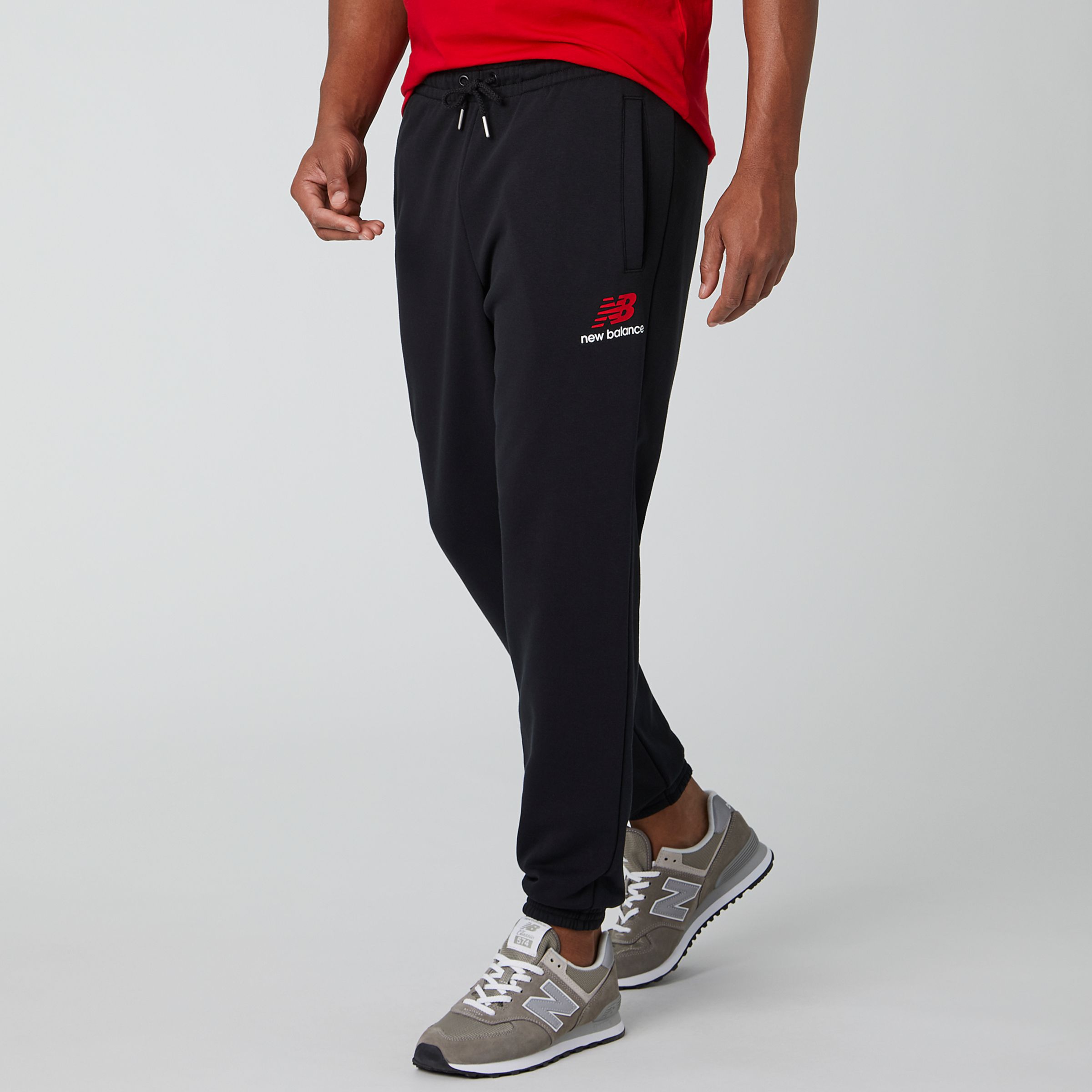 new balance sweatpants blue