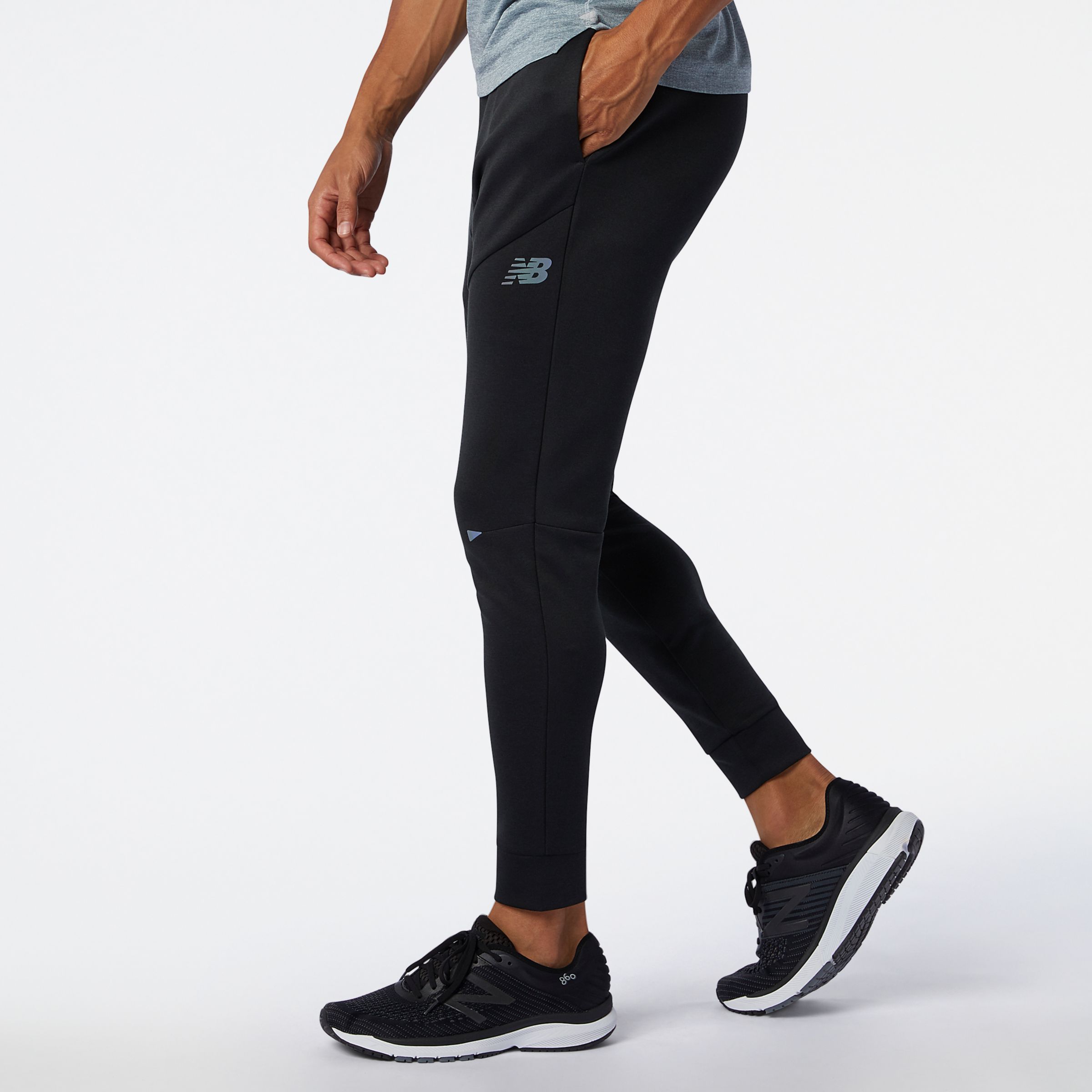 new balance men's q speed run pant