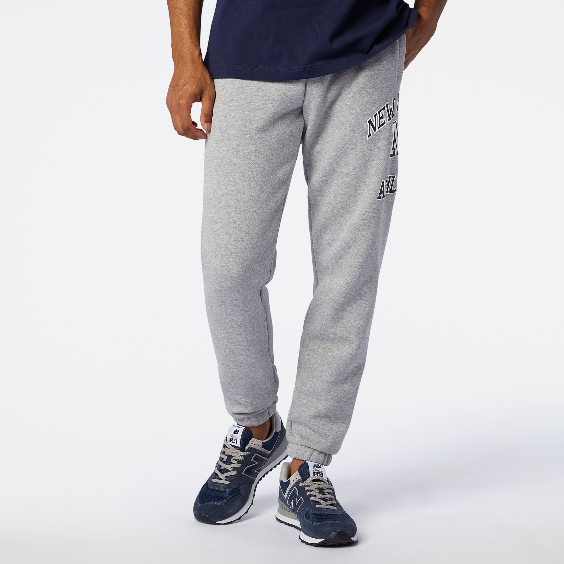 grey new balance sweatpants