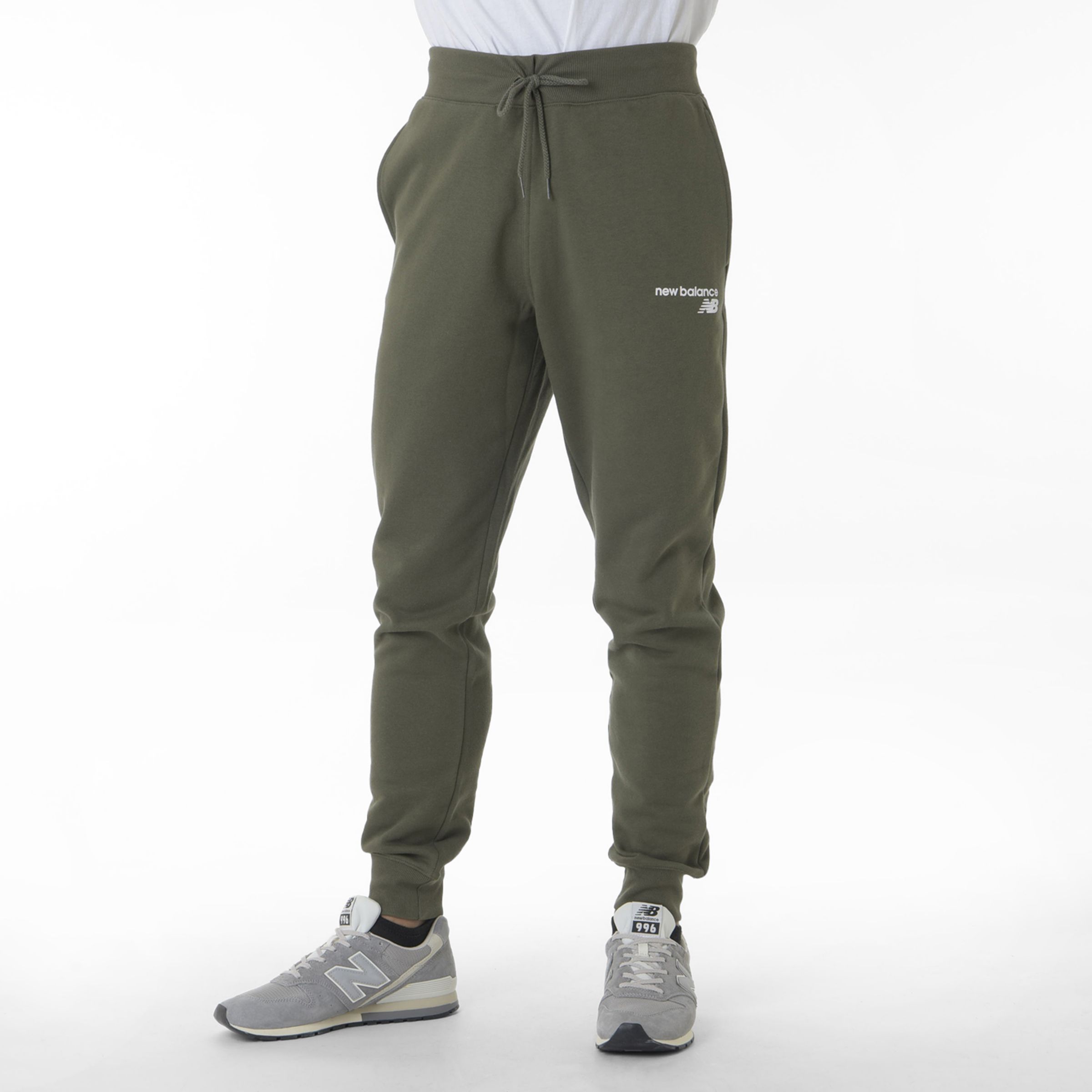 New Balance Uomo Pantaloni NB Classic Core Fleece, Cotone, Taglia XL