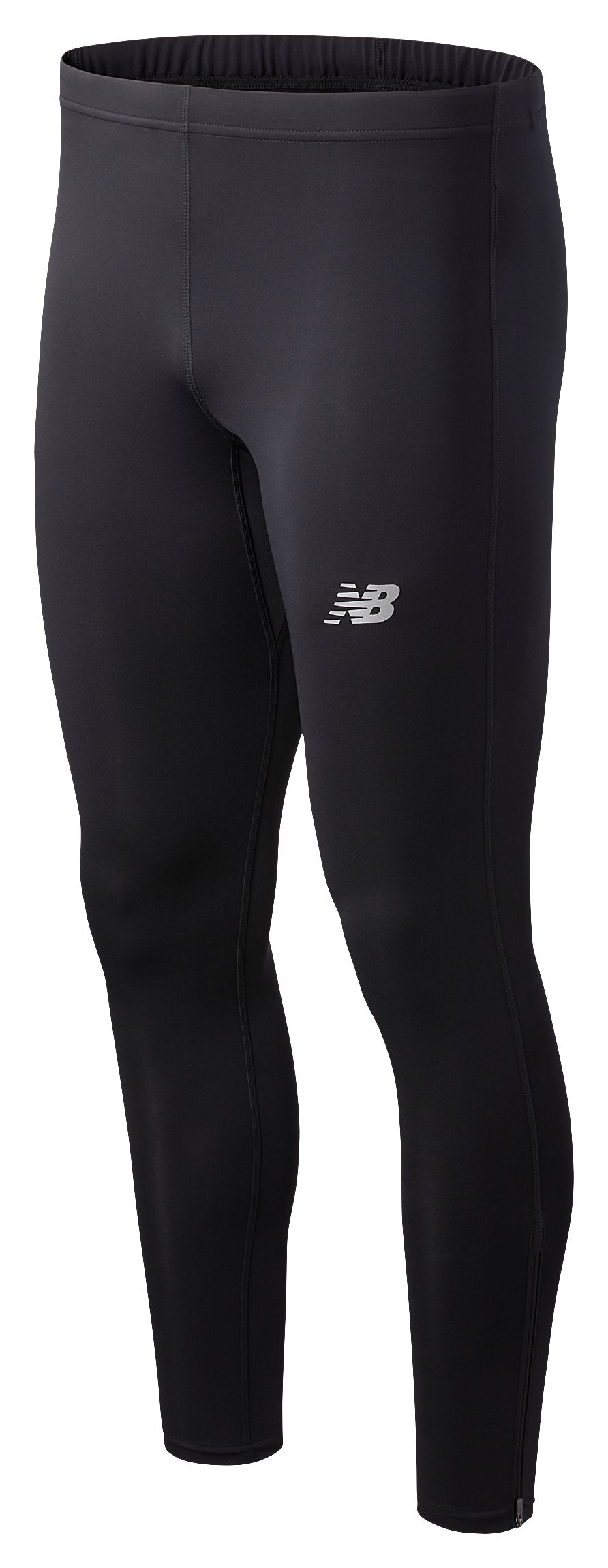 New Balance  Män Core Run Tight i Svart Poly Sticka