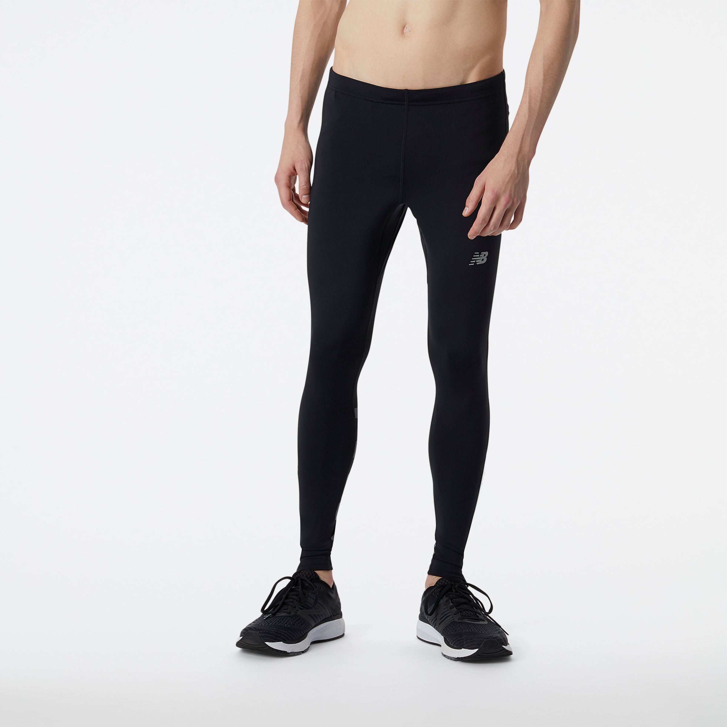 

New Balance Men's Printed Accelerate Tight Black - Black