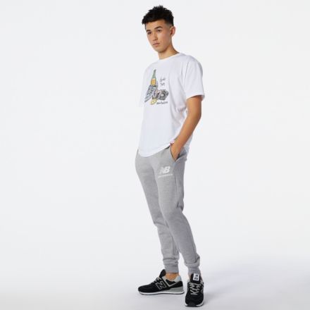 New balance grey online joggers mens