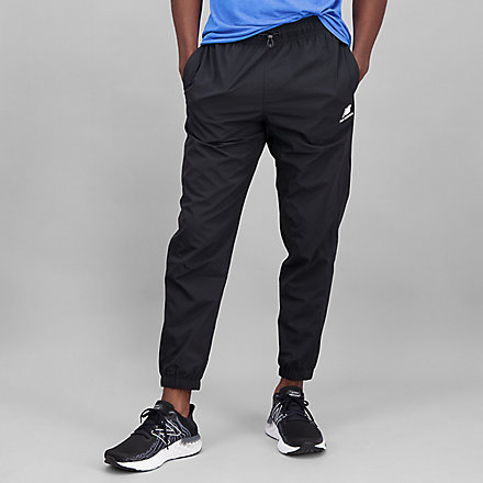 New Balance NB Athletics Higher Learning Wind Pant, MP13500BK image number null