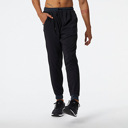 New Balance Tenacity Stretch Woven Pant, MP21011BK image number null