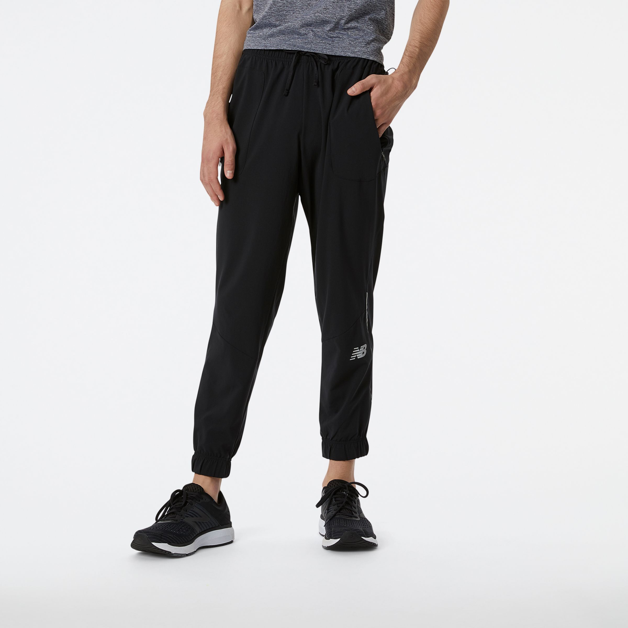 

New Balance Men's Impact Run Woven Pant Black - Black