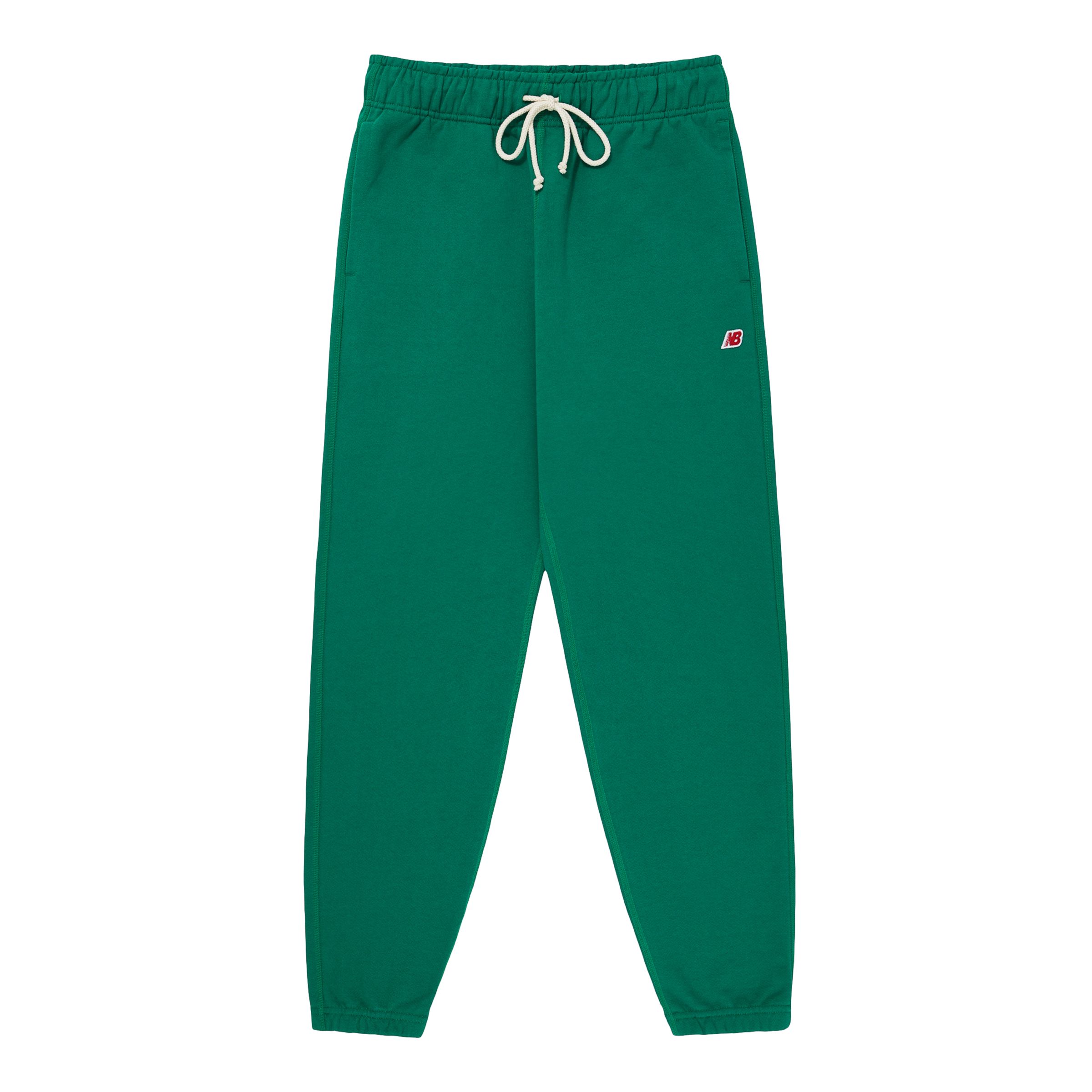 New Balance Homme MADE in USA Core Sweatpant en Beige, Cotton Fleece, Taille L