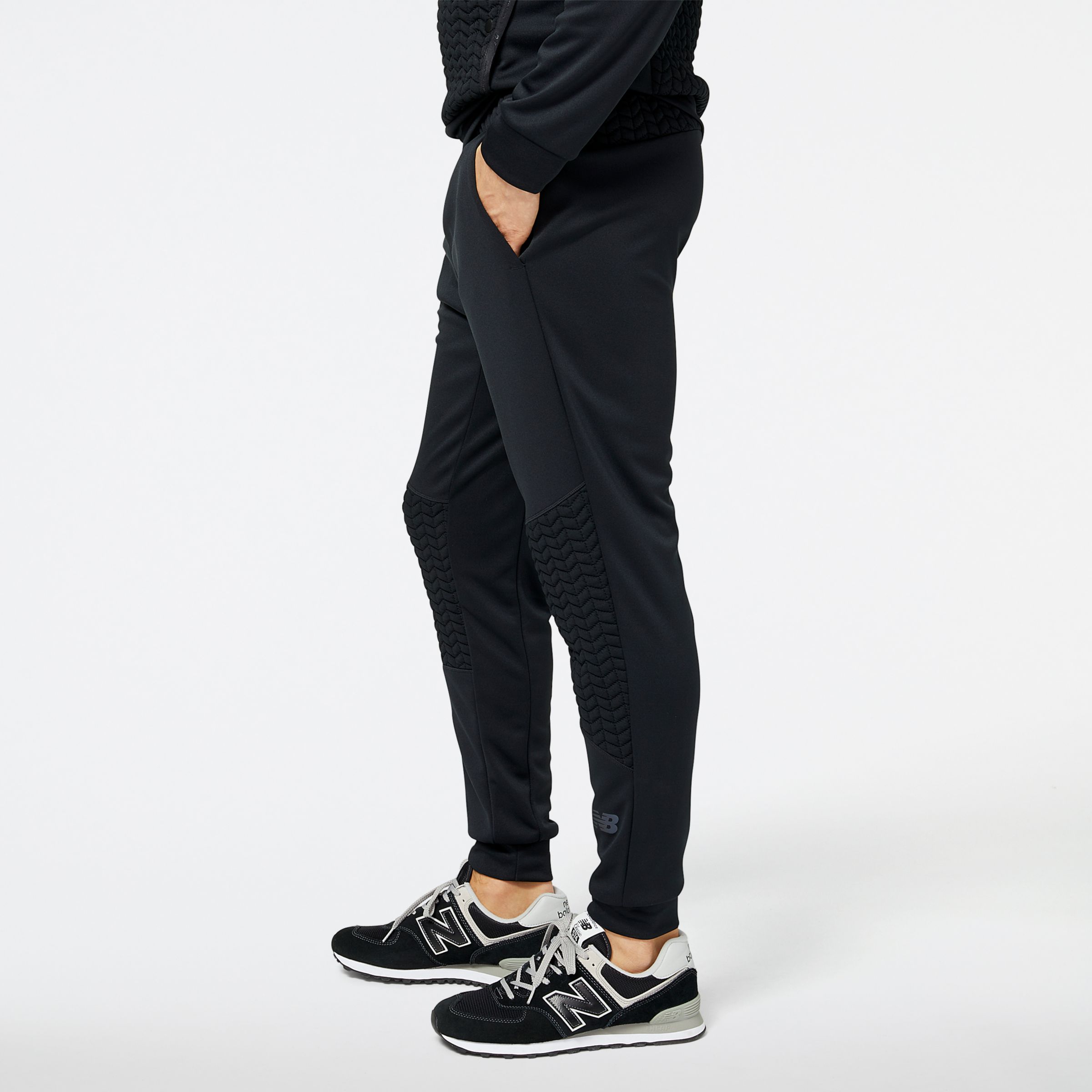 boys slim fit black joggers