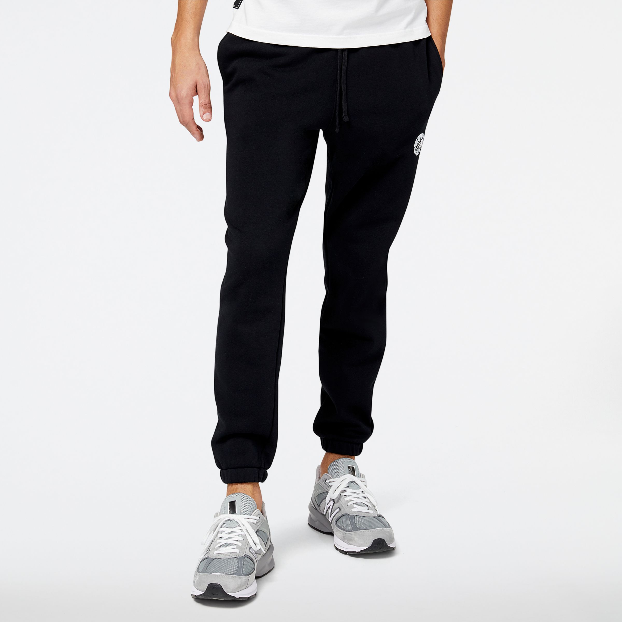 

New Balance Men's NB Hoops Fundamentals Pant Black - Black