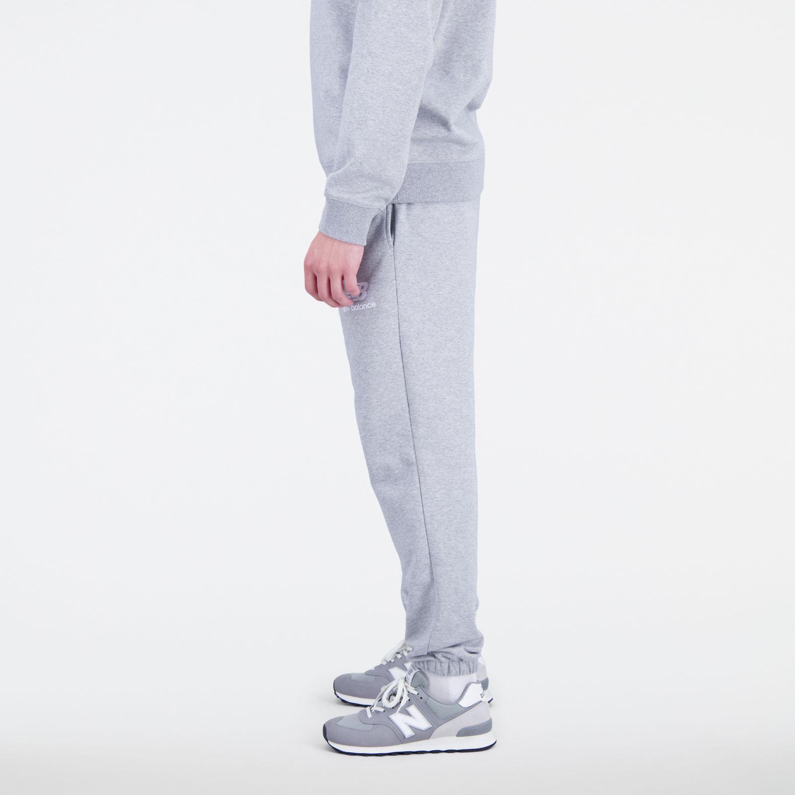 Men's Essentials Stacked Logo French Terry Sweatpant Apparel - New Balance