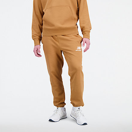 New Balance Pantalon de survêtement en molleton avec logo empilé Essentials, MP31539TOB image number null