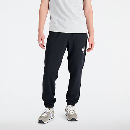 New Balance Hoops Essentials Pant, MP33581BK image number null