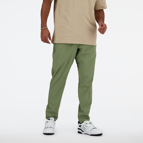 New Balance Men's Ac Tapered Pant 29" In Gray/olive