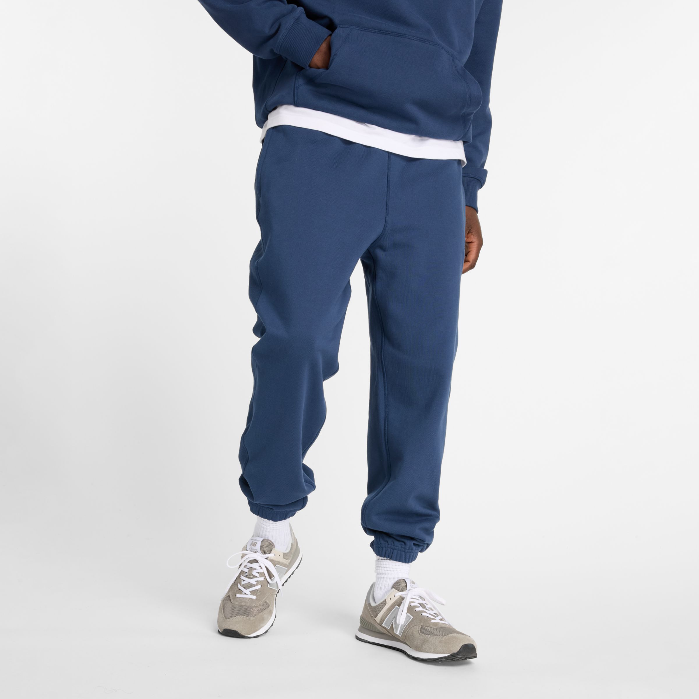 New Balance Men's Athletics French Terry Jogger In Blue