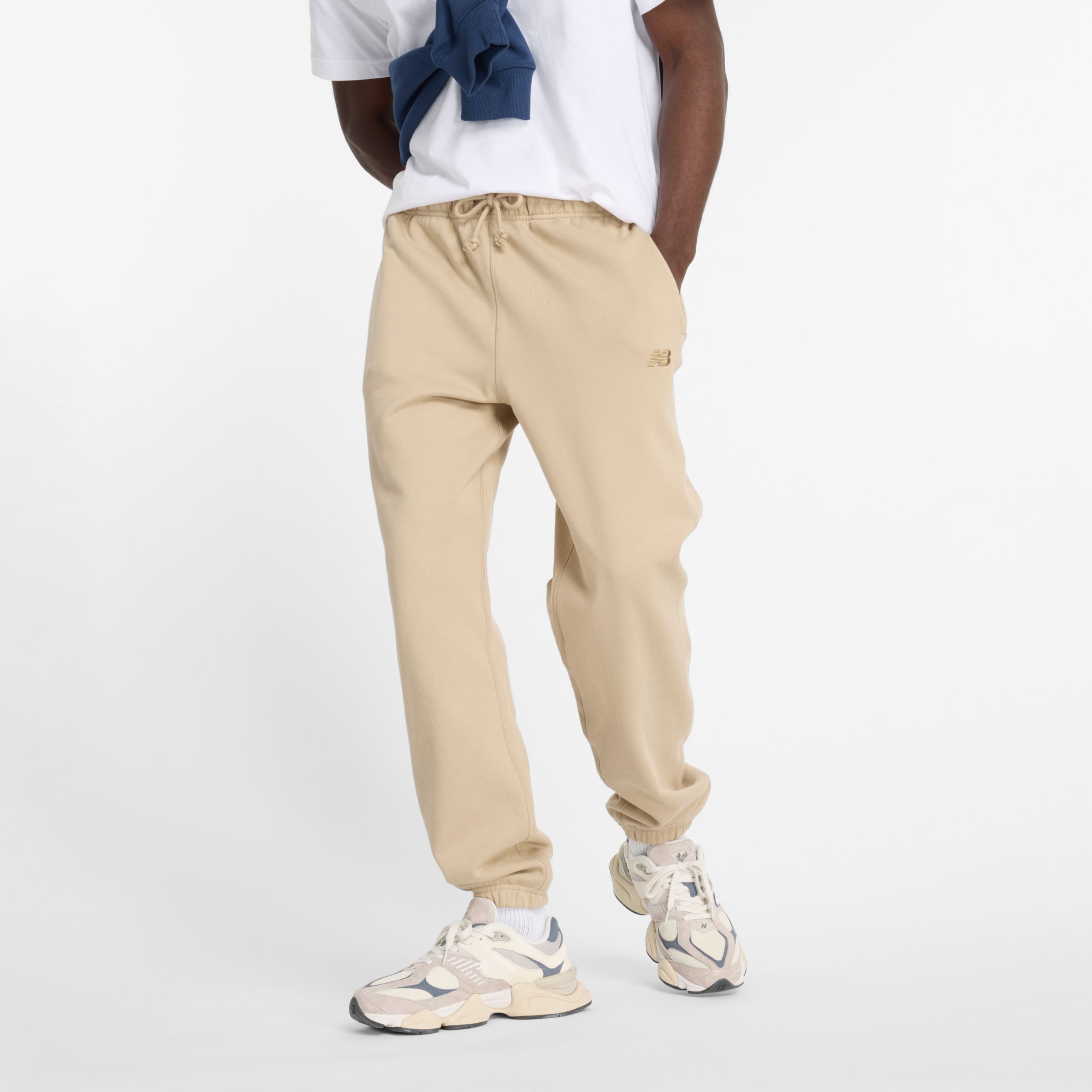 New Balance Men's Athletics French Terry Jogger In Beige