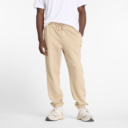 New Balance Cookie joggers in brown and beige - ShopStyle Trousers