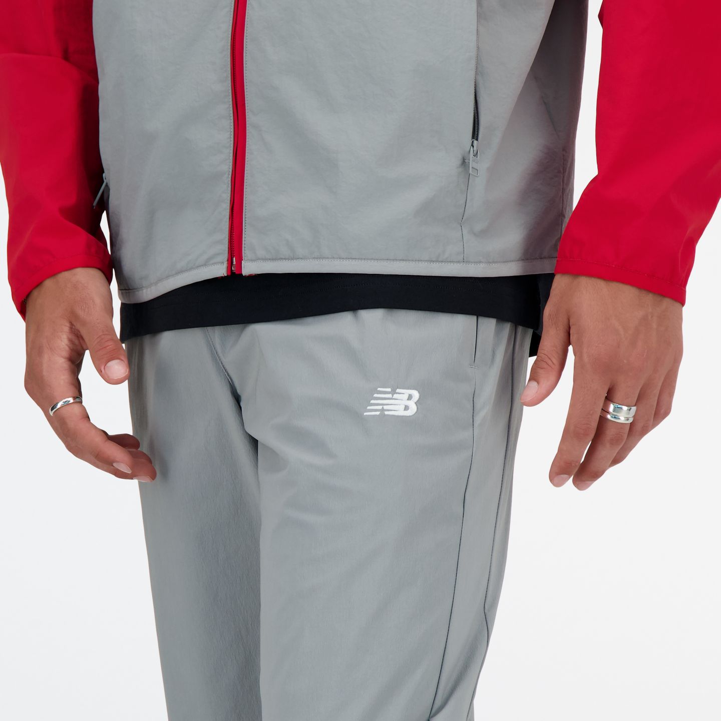 Мужские брюки New Balance Athletics Stretch Woven Jogger, цвет: Сланцевый серый — фото 2