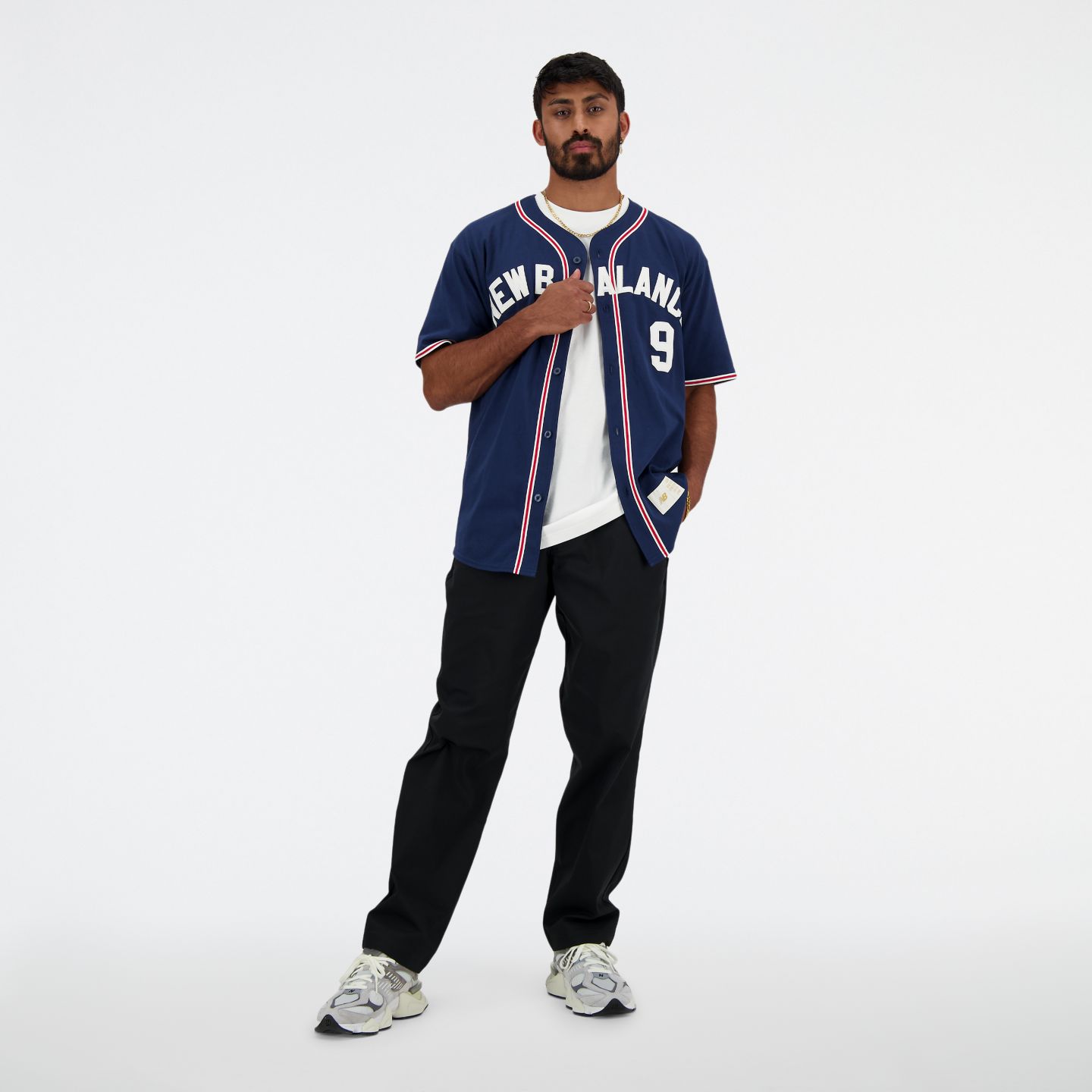 Мужские брюки New Balance Twill Straight Pant 30", цвет: Чёрный — фото 2