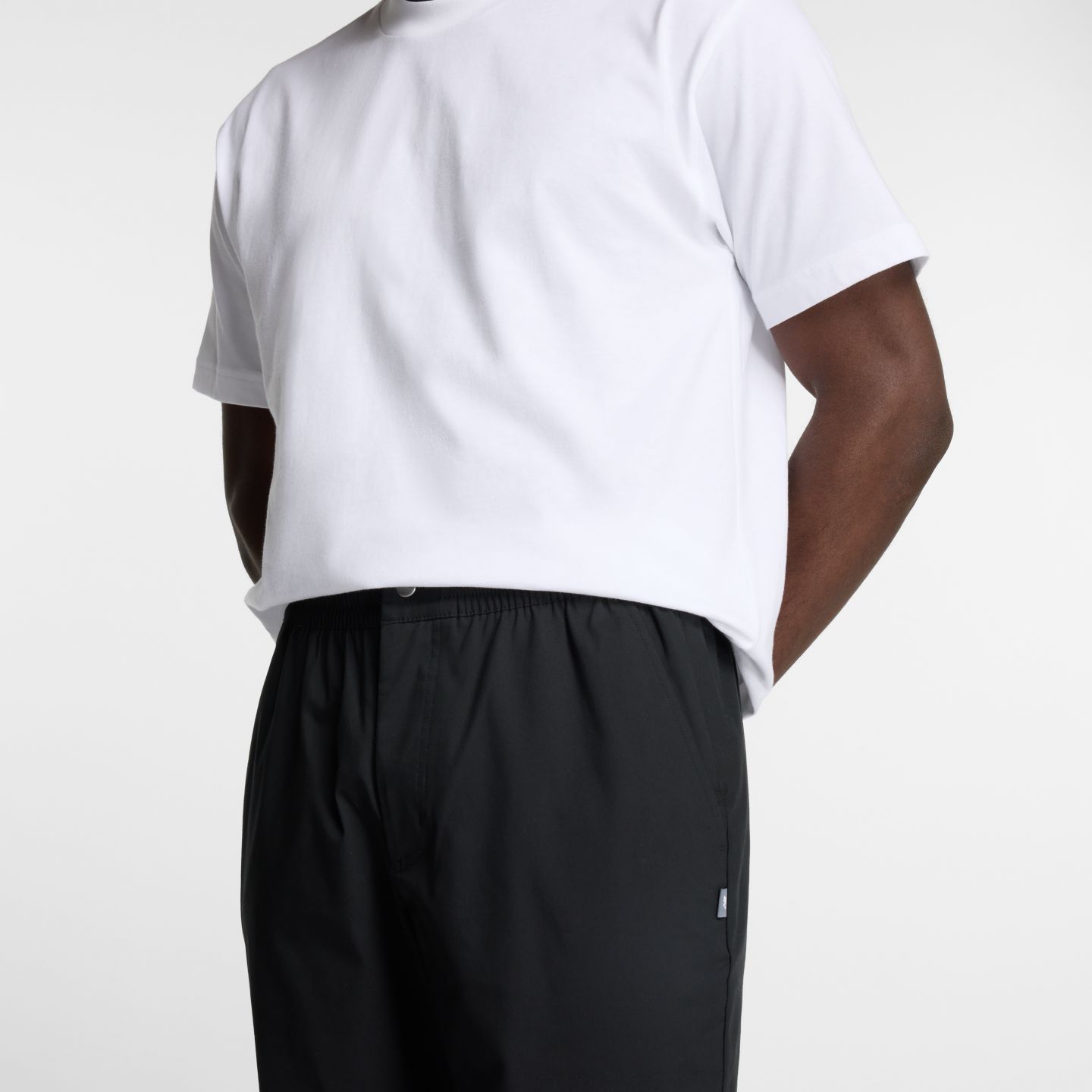 Мужские брюки New Balance Twill Straight Pant 30", цвет: Чёрный — фото 6
