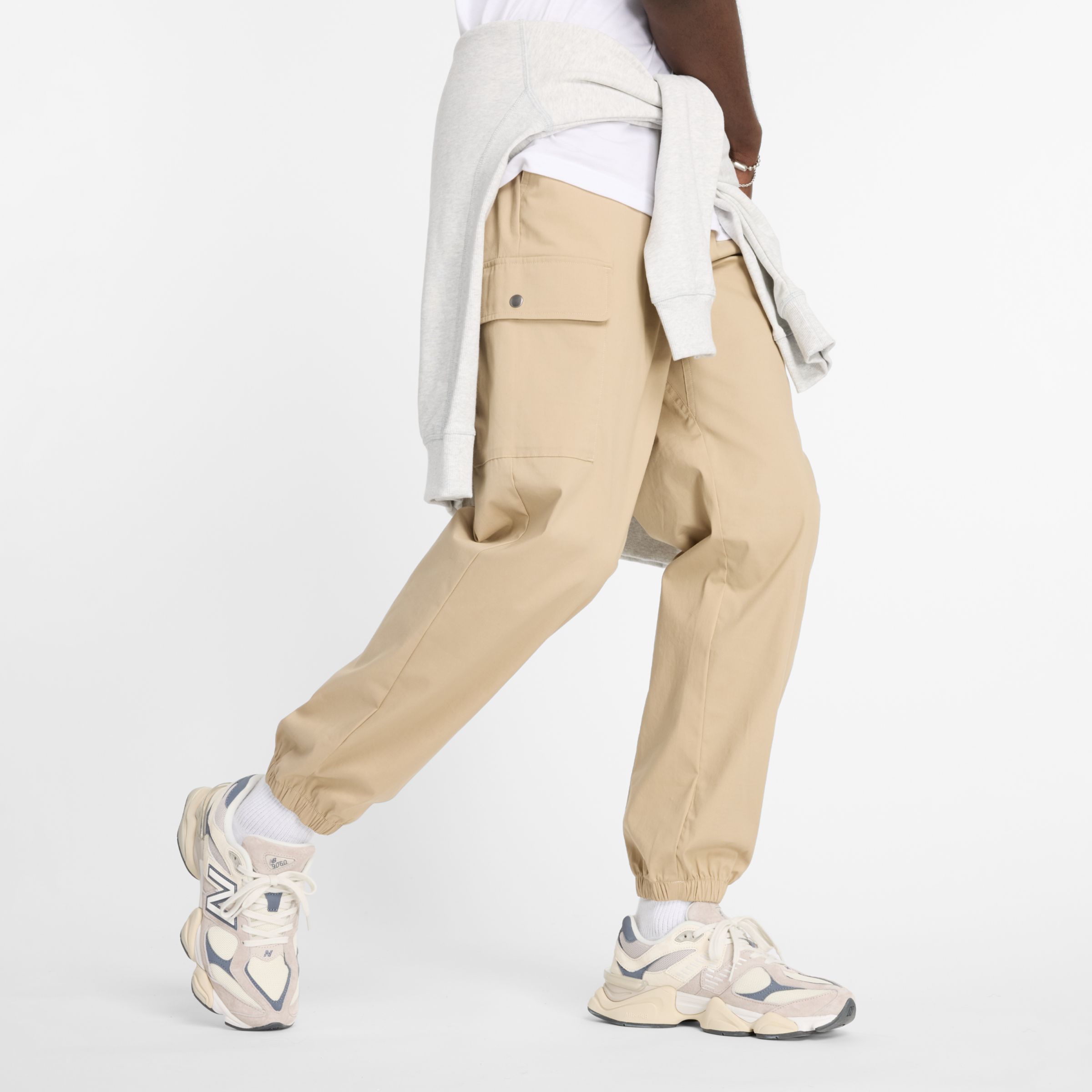 New Balance Uomo Twill Cargo Jogger, Twill di cotone, Taglia XL