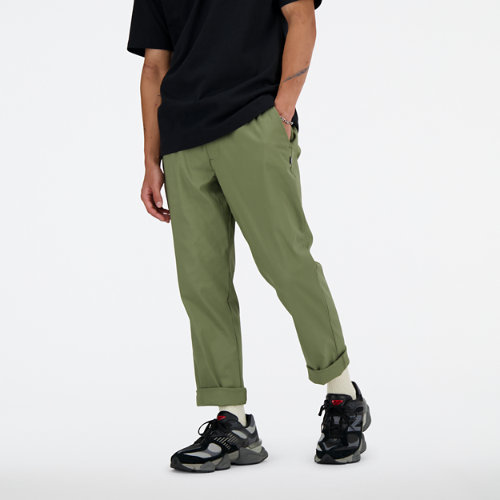 New Balance Men's Twill Straight Pant 28" In Green