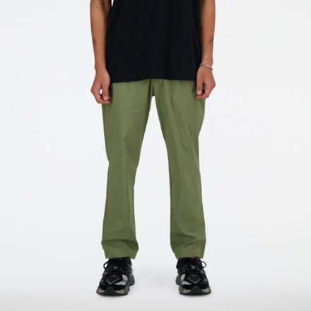 New Balance Hoops Essentials Fundamental Pant Green - Mens