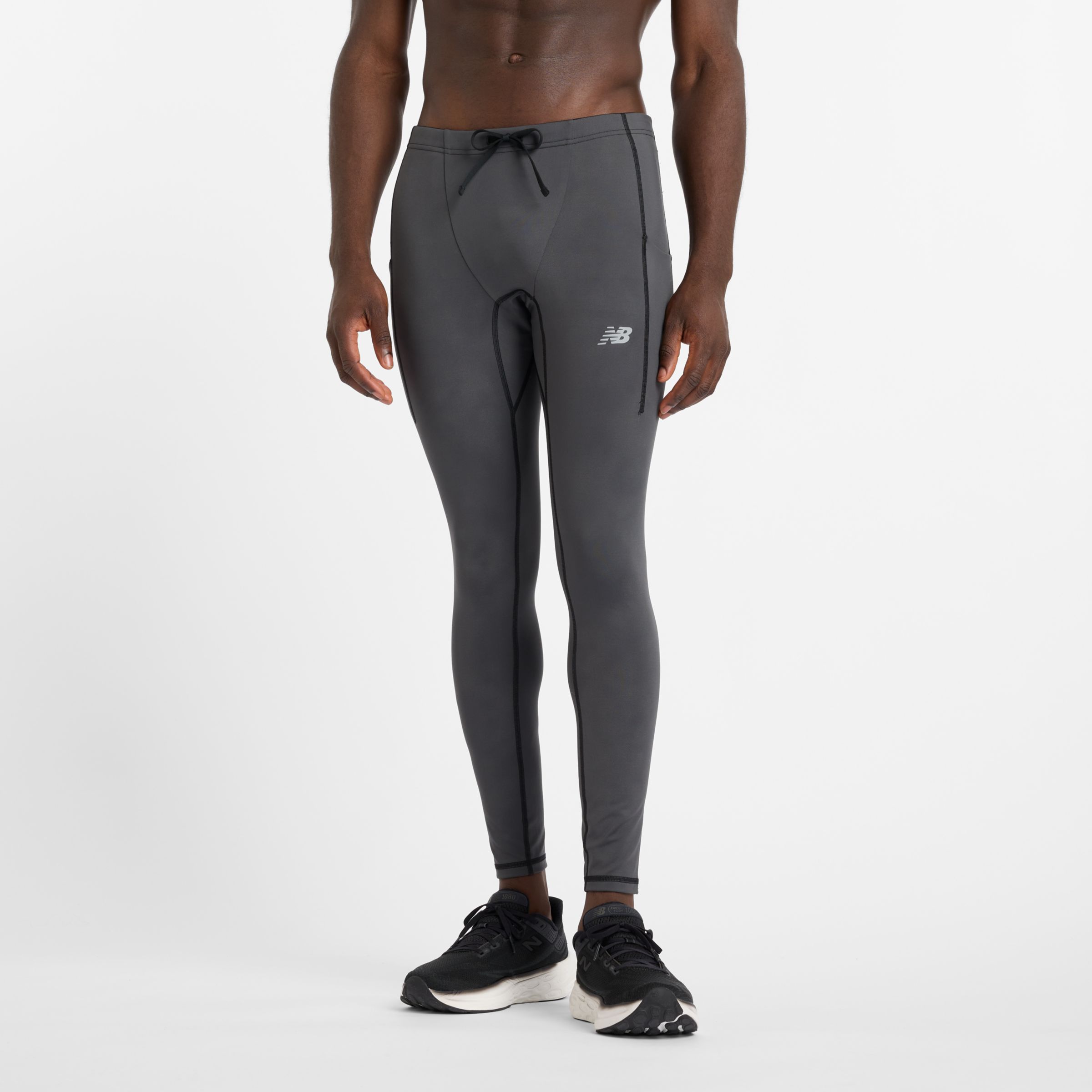 

New Balance Men's Athletics Reflective Warming Pocket Tight Black - Black