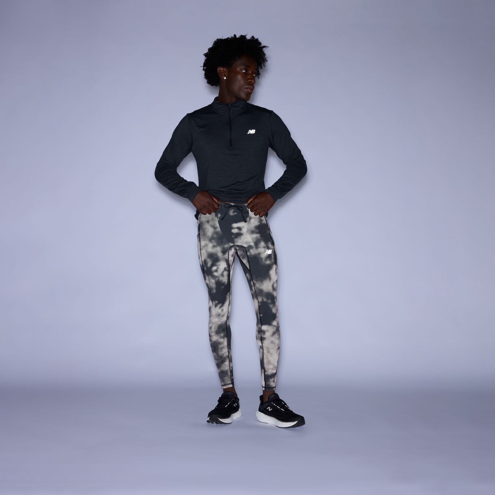 Мужские брюки New Balance Athletics Reflective Warming Pocket Tight — фото 2