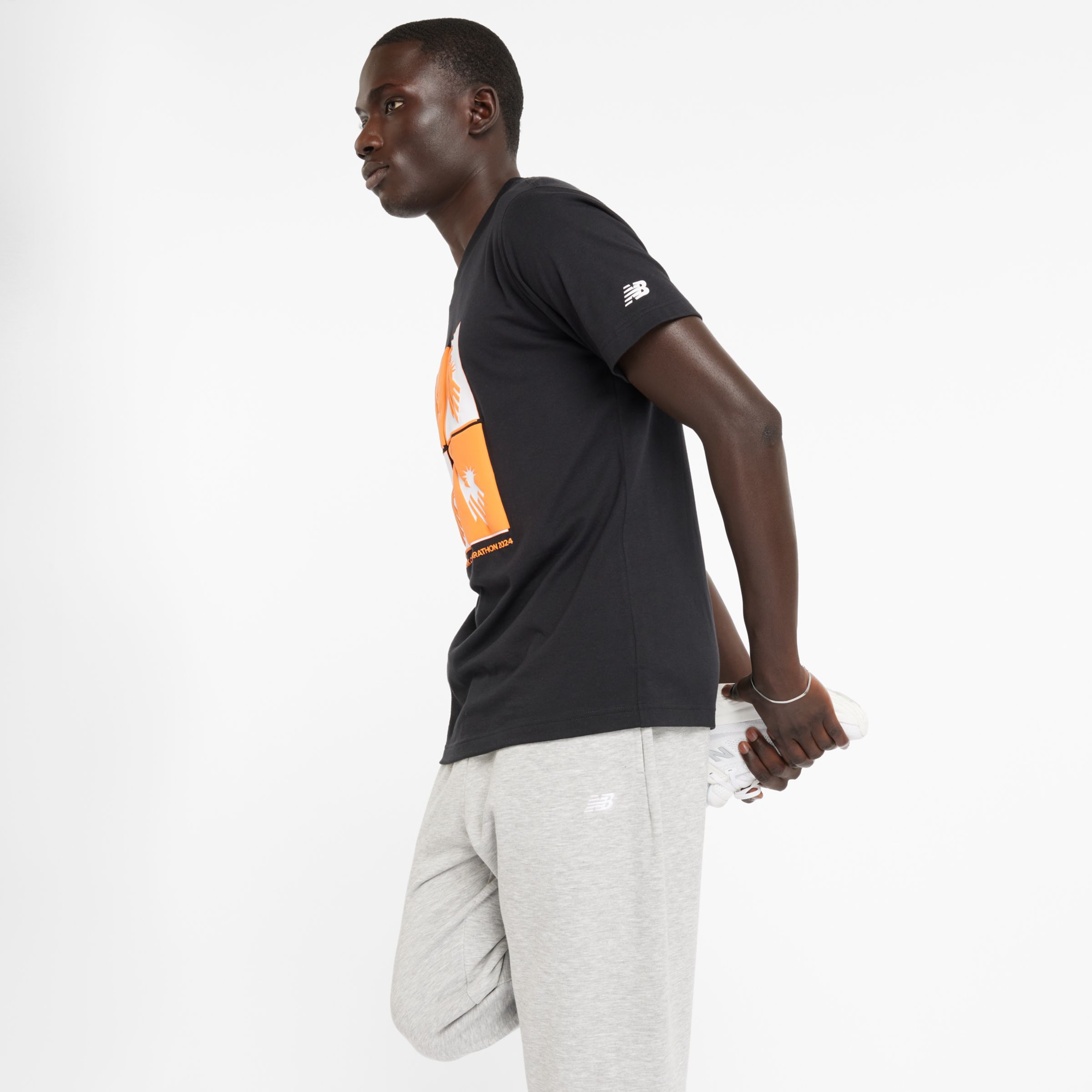 

New Balance Men's NYC Marathon French Terry Jogger Grey - Grey