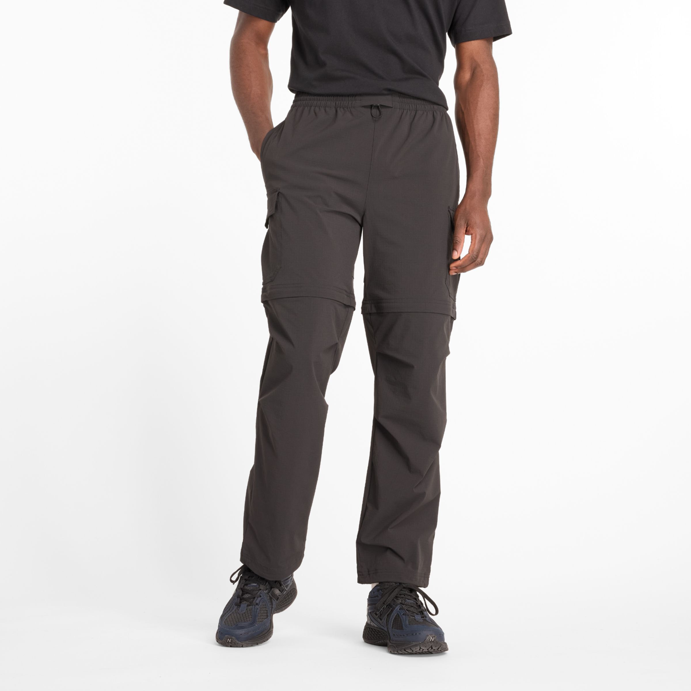 

New Balance Men's Outdoor Ripstop Zip Off Pant Black - Black