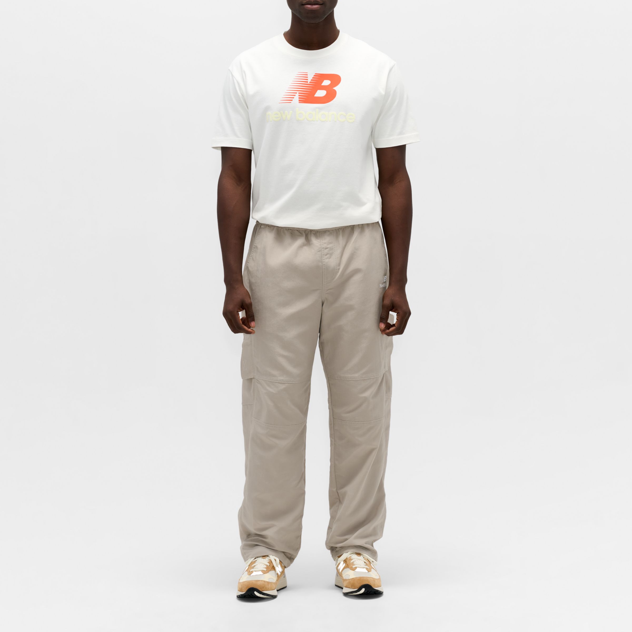 New Balance Homme Made in USA Tech Pant en Jaune, Polytissé, Taille XS