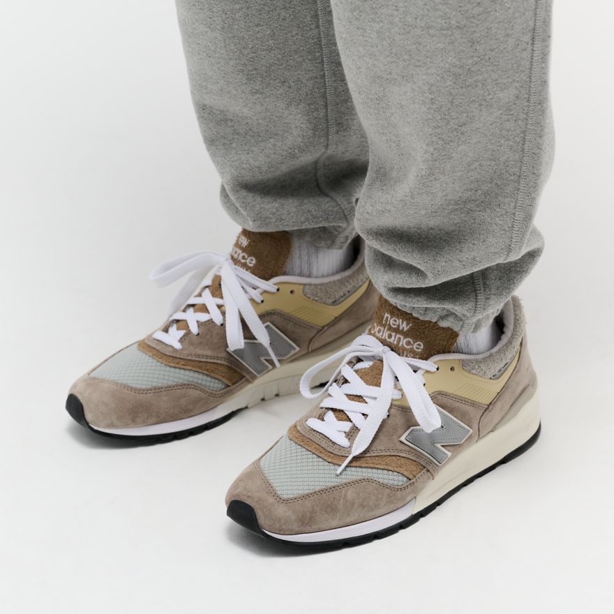 new balance スウェットセット MP21547 S グレー Made in USA Core Sweatpant - New Balance