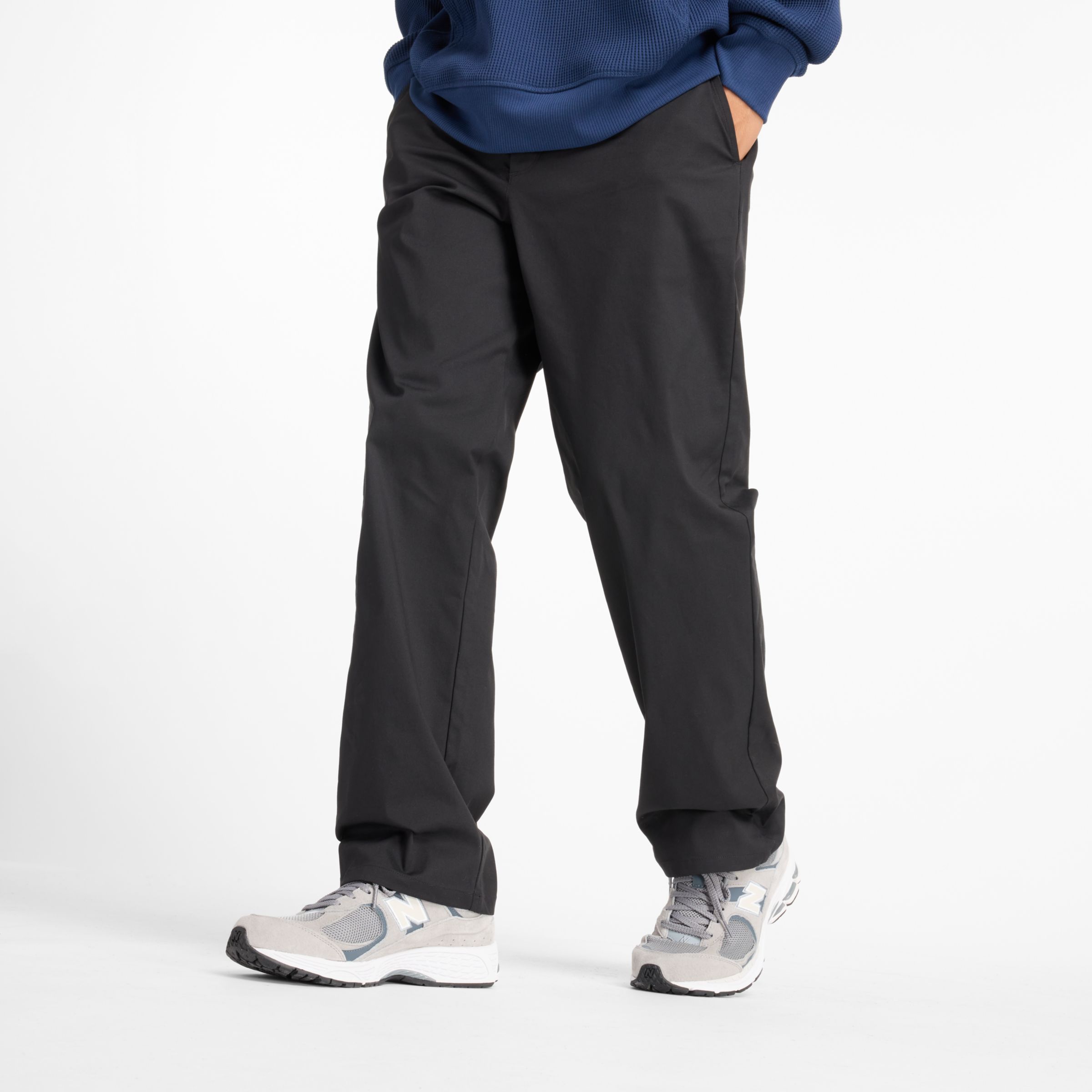 NEW BALANCE HERREN ATHLETICS STANDARD PANT 30" IN SCHWARZ, BAUMWOLLKÖPER, GRÖSSE XL 