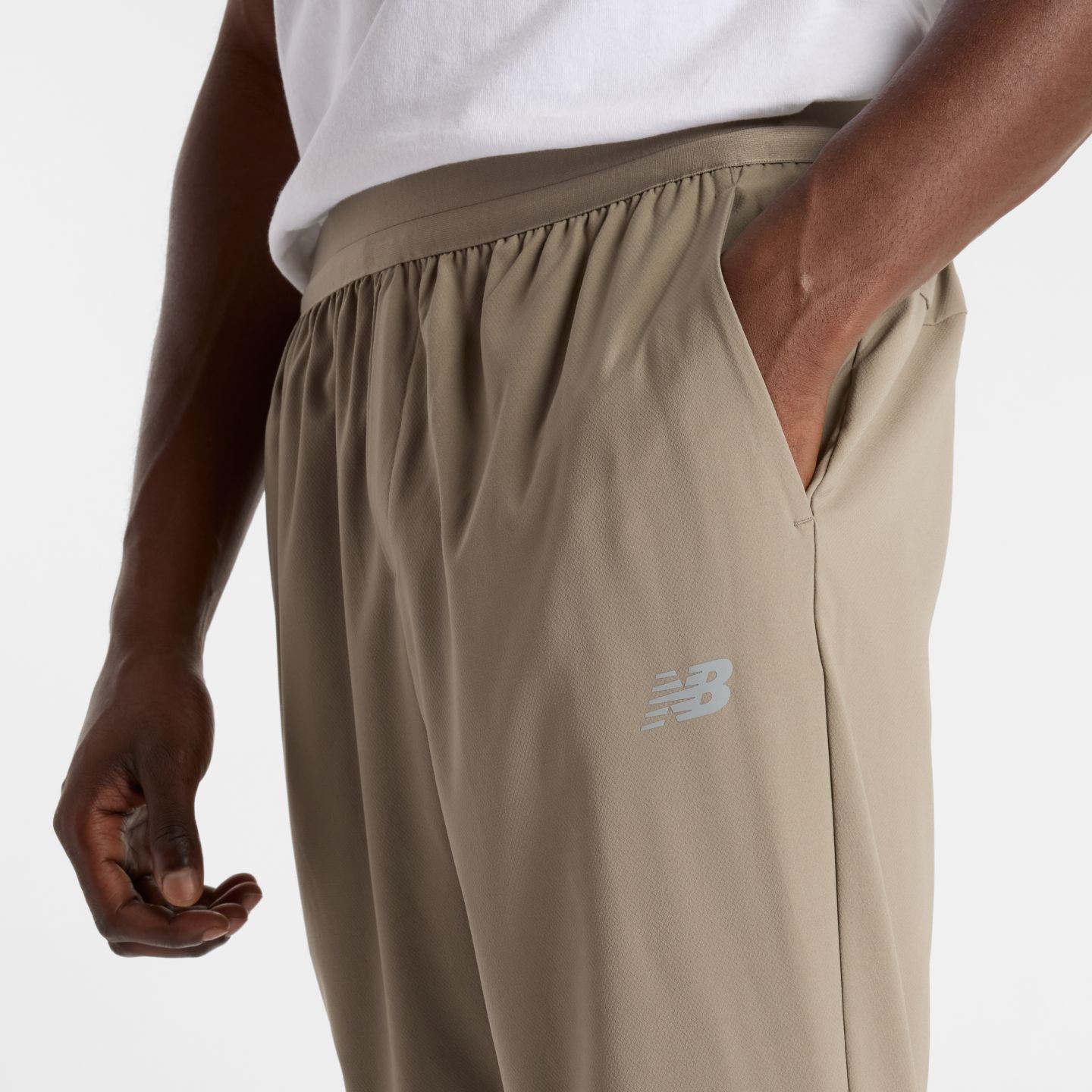 Мужские брюки New Balance AC Jogger, цвет: Dockside — фото 7