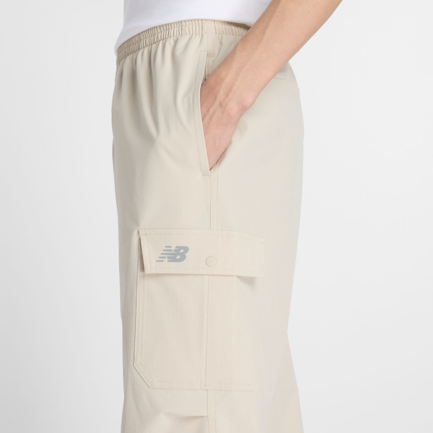 Мужские брюки New Balance Ripstop Cargo Pant, цвет: Timberwolf — фото 6