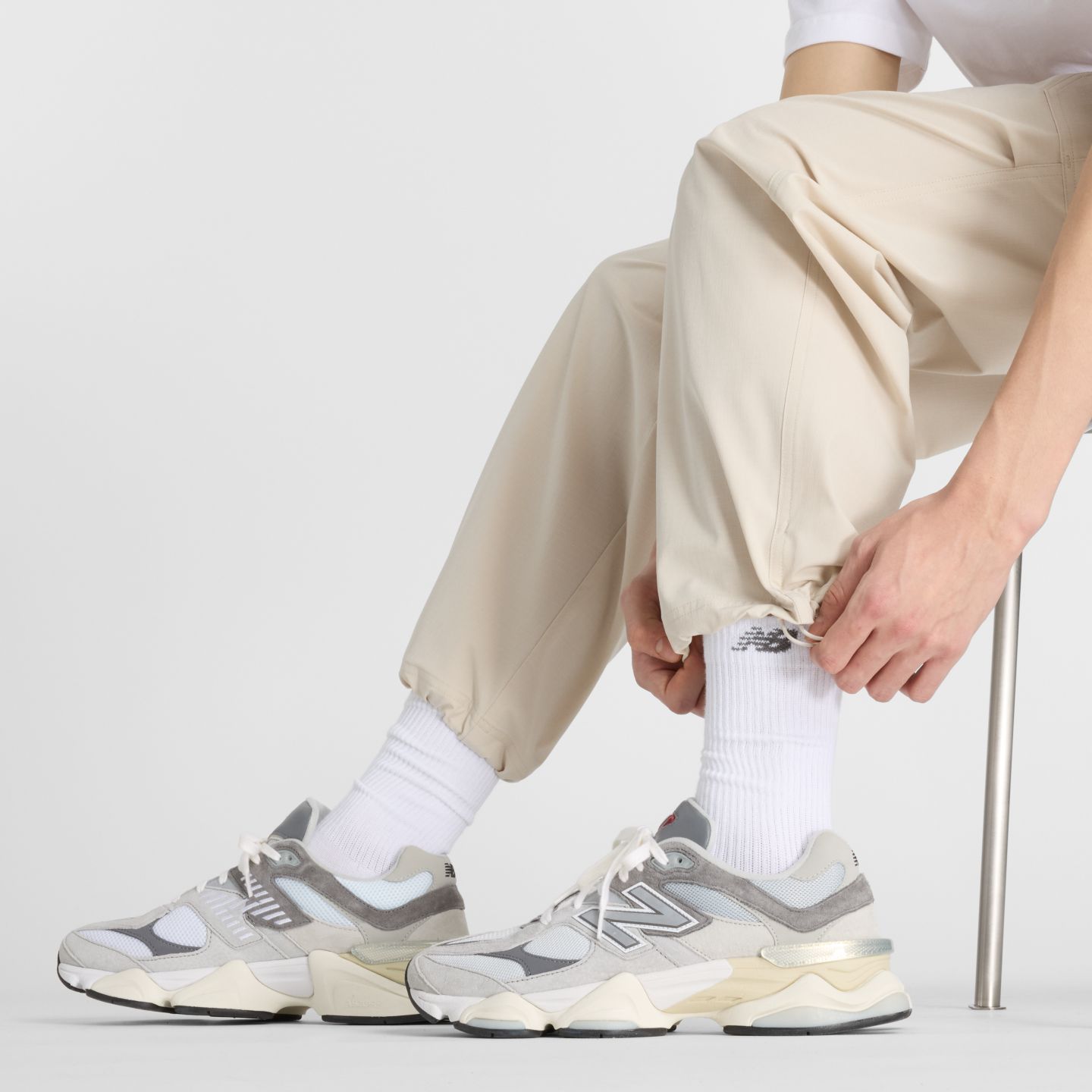 Мужские брюки New Balance Ripstop Cargo Pant, цвет: Timberwolf — фото 8
